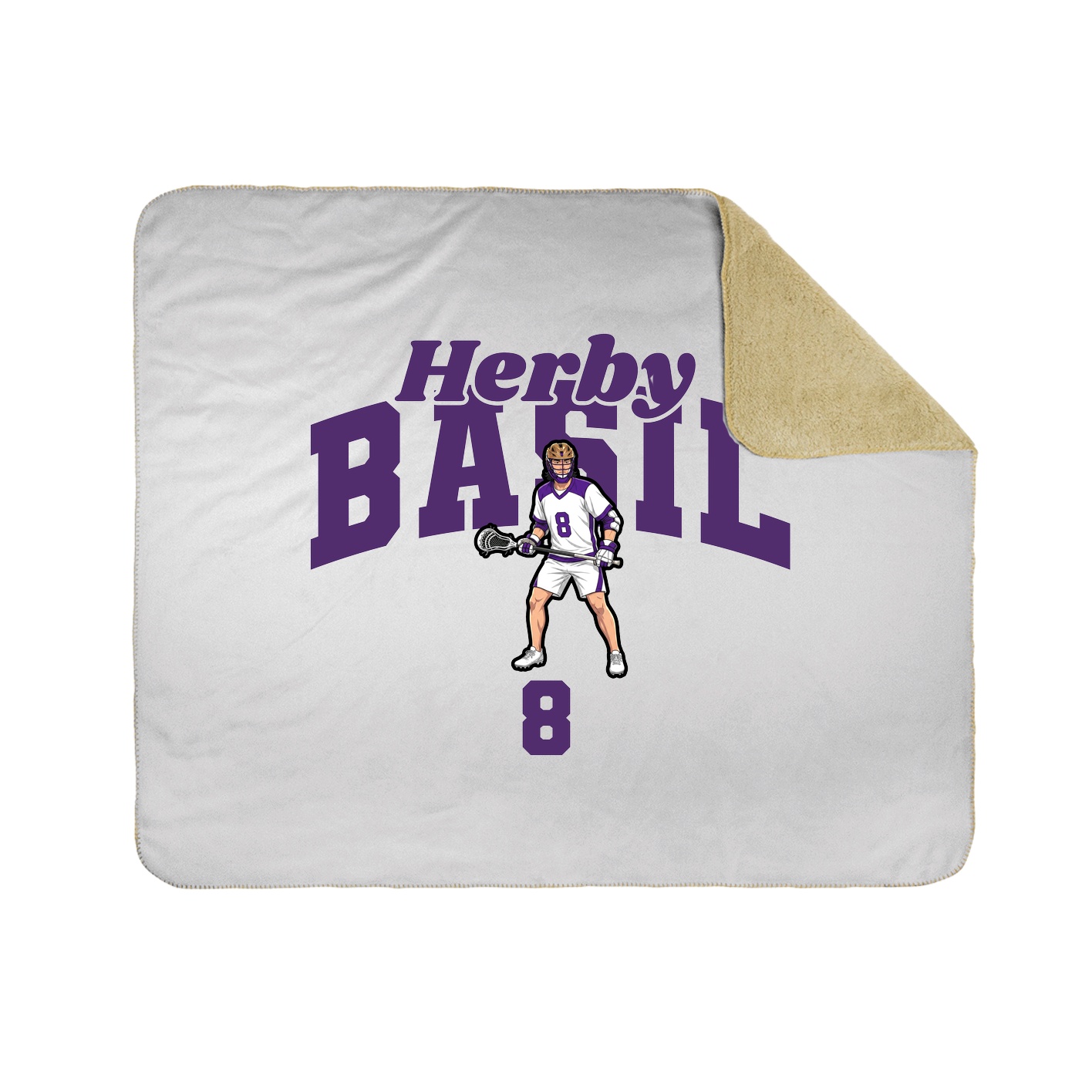Throw Blanket — Signature Arch in White