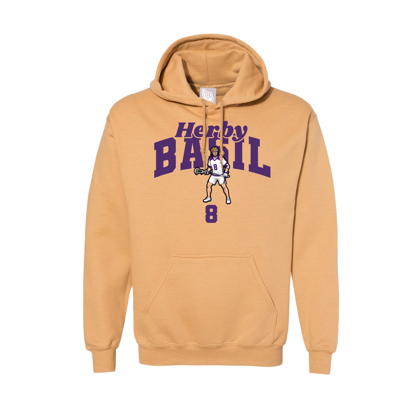 Hoodie — Signature Arch in Vegas Gold