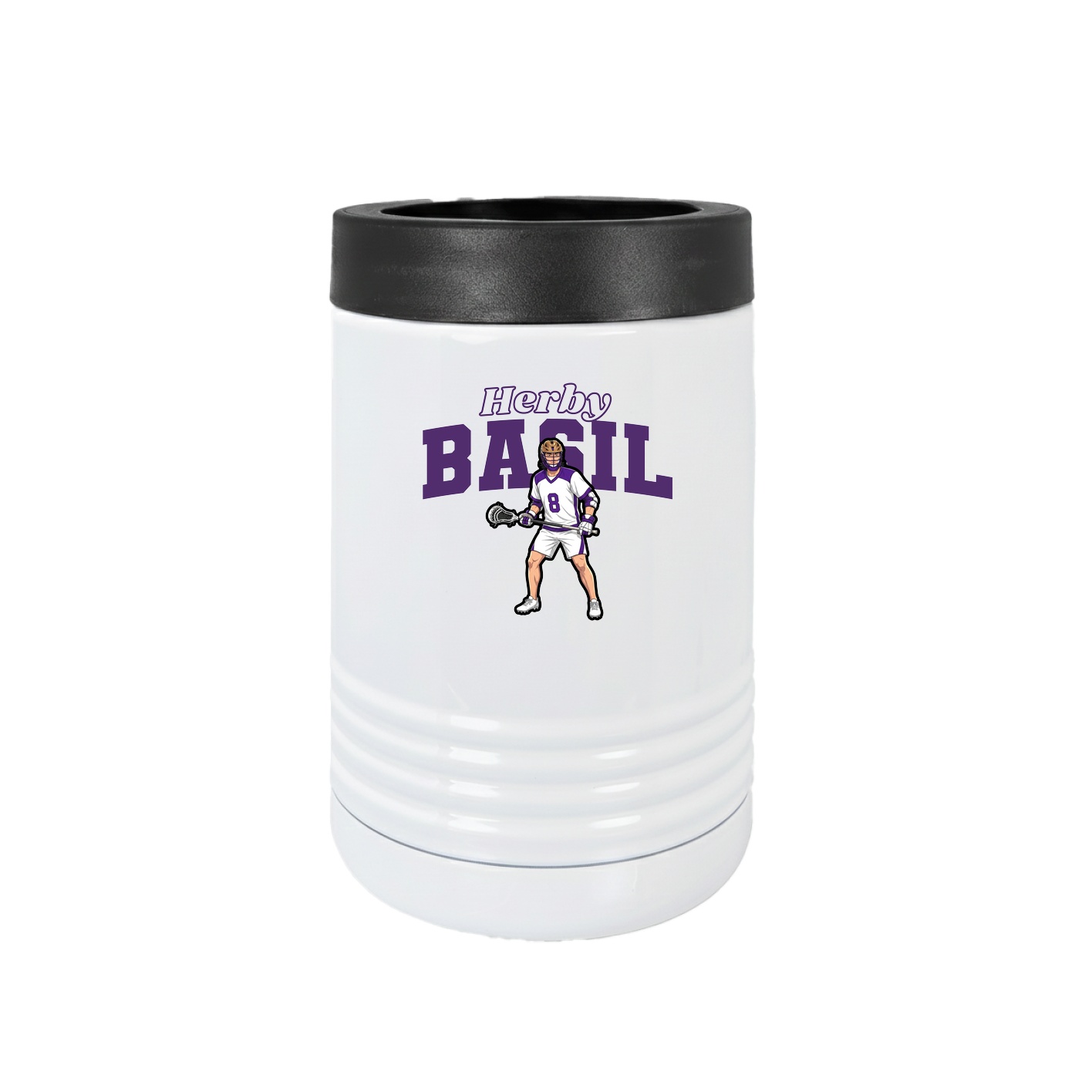 Beverage Holder — Name Arch in White