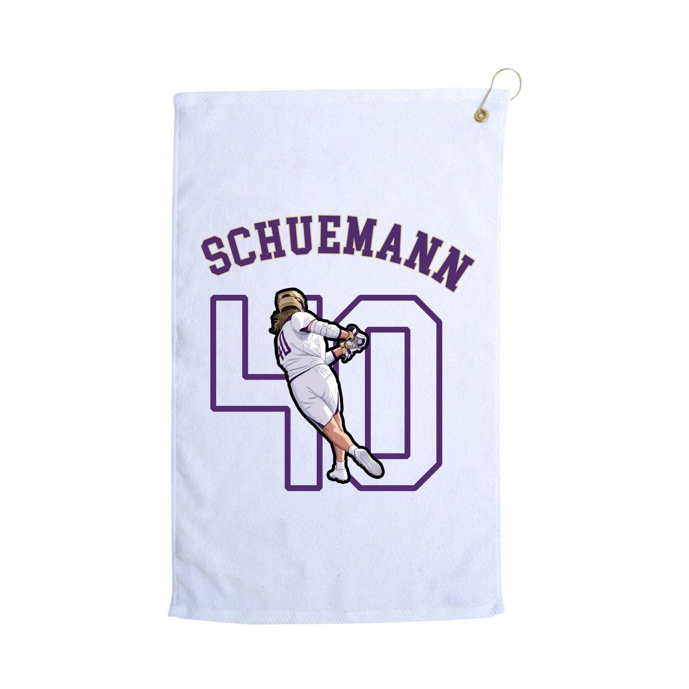 Golf Towel — Shirsey Arch in White