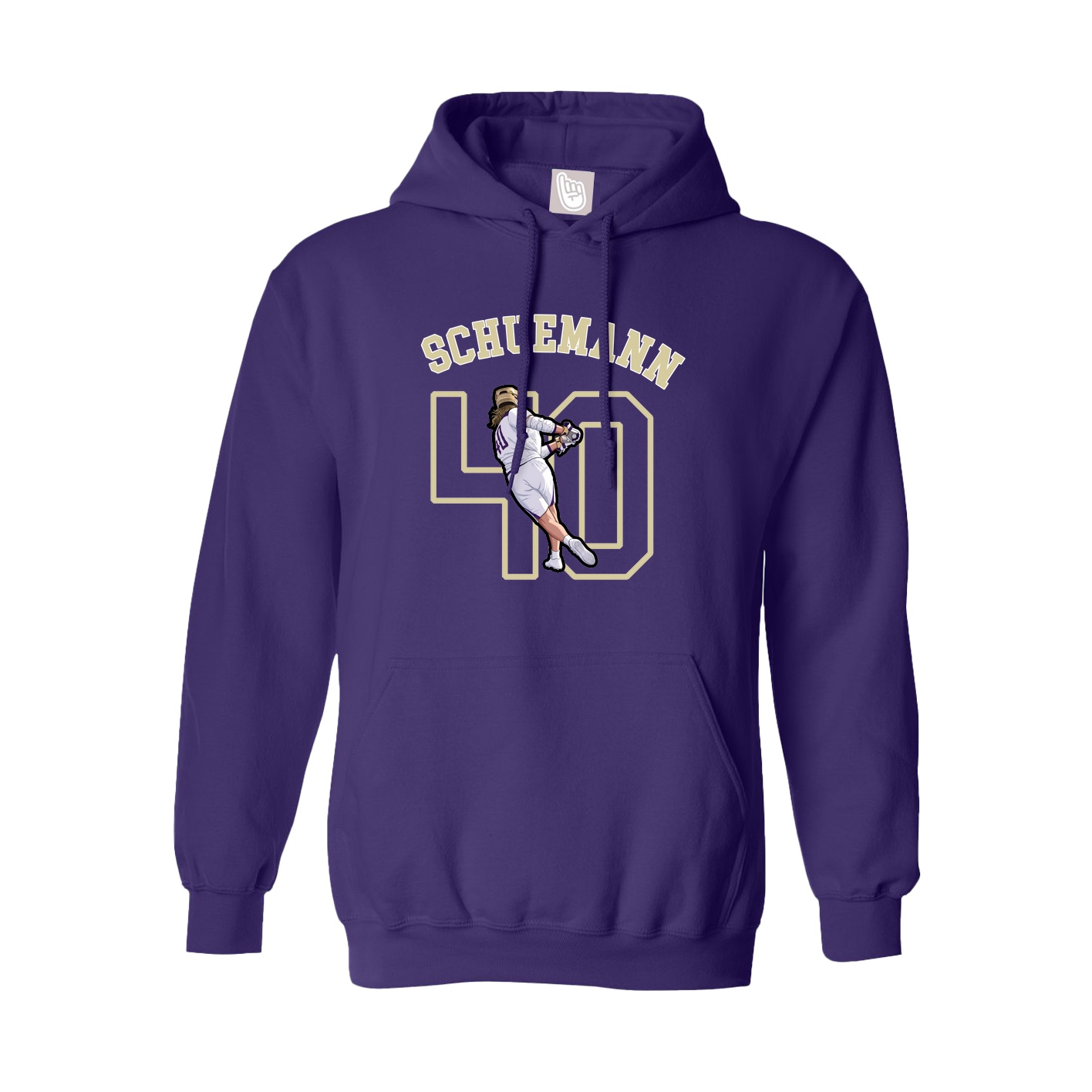 Hoodie — Shirsey Arch in Purple