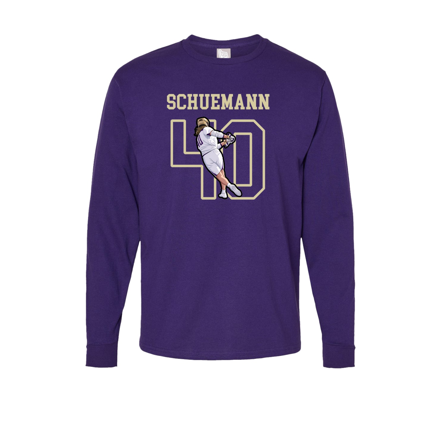 Long Sleeve Tee — Shirsey in Purple