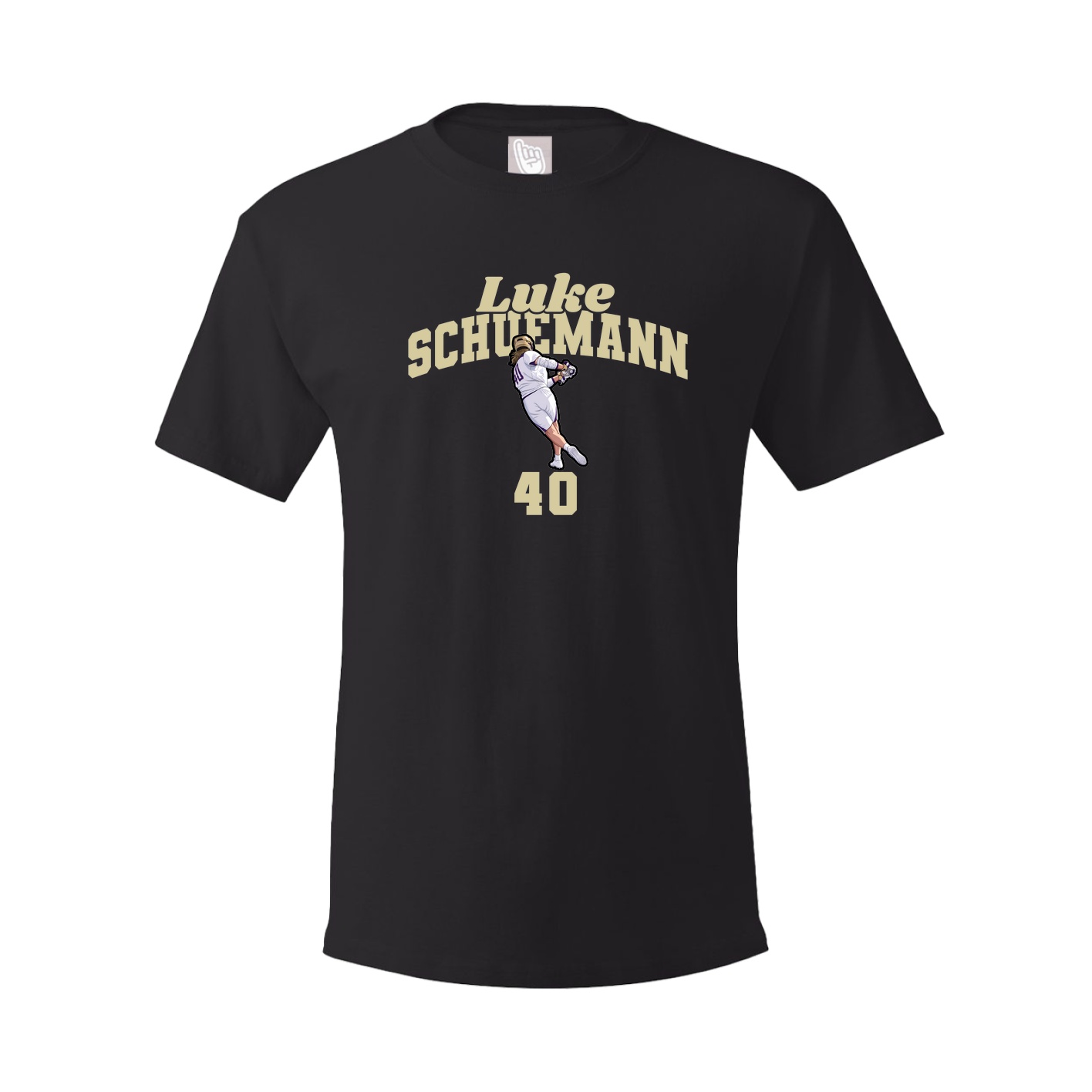 Youth Tee — Signature Arch in Black