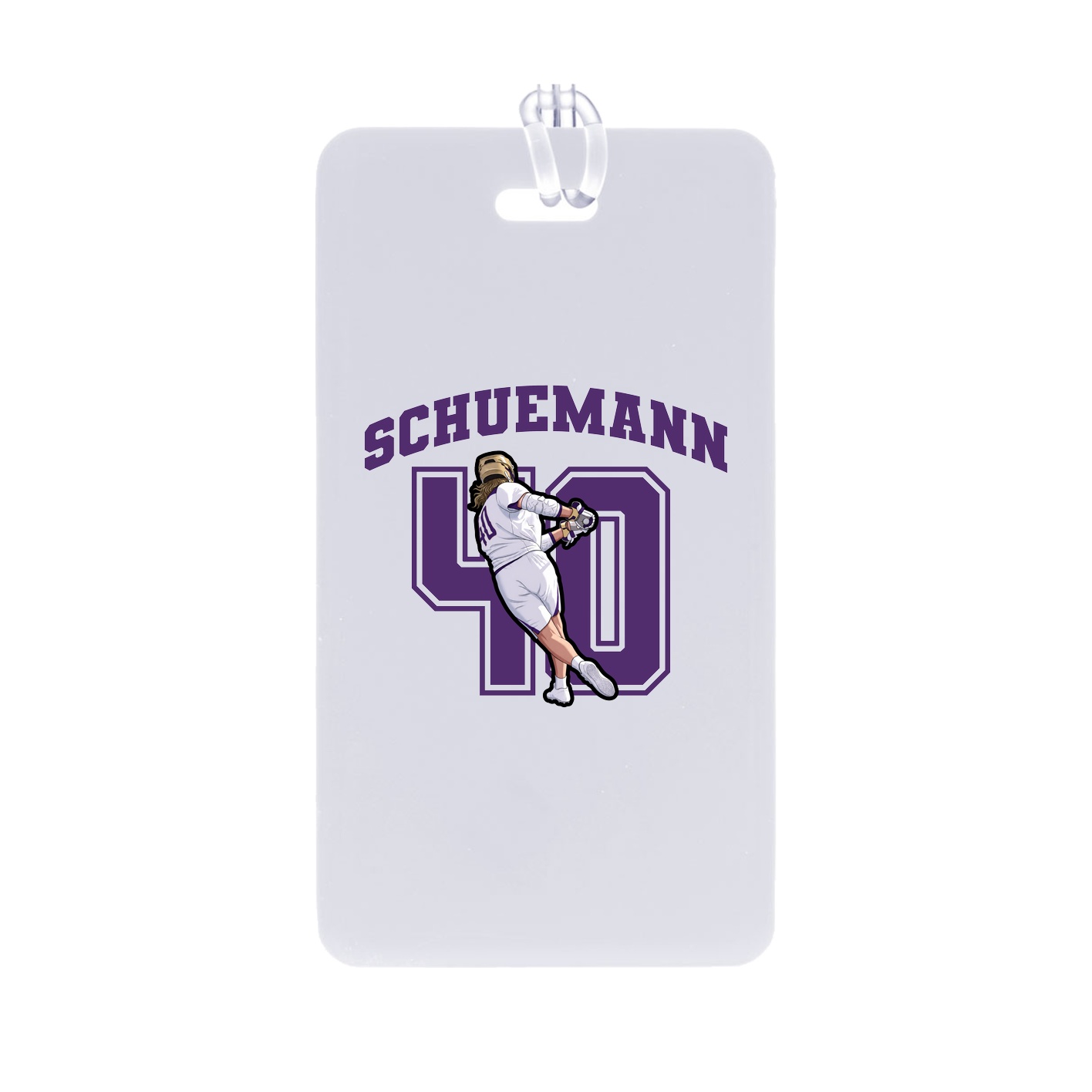 Bag Tag — Number in Classic