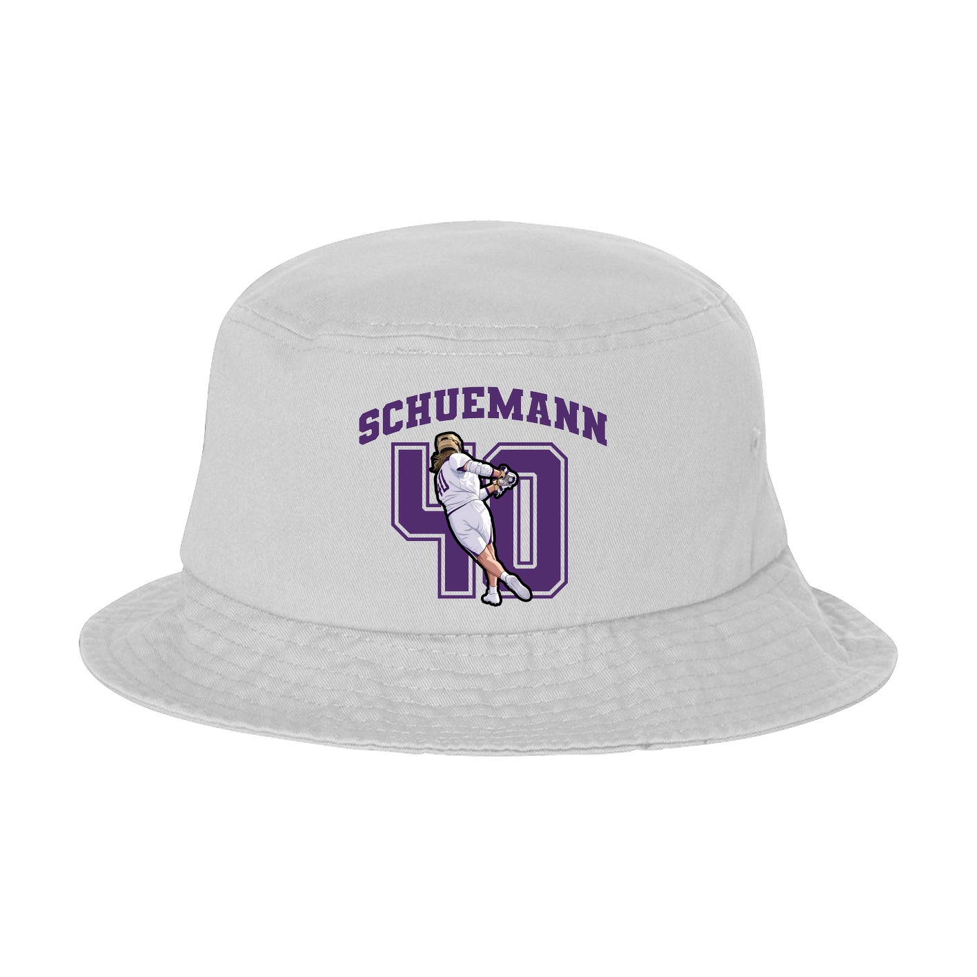 Bucket Cap — Number in White