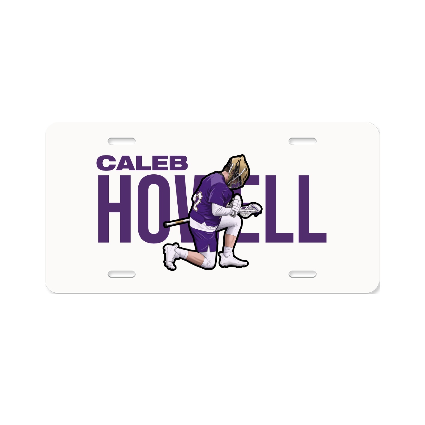 License Plate — Player Name in Classic