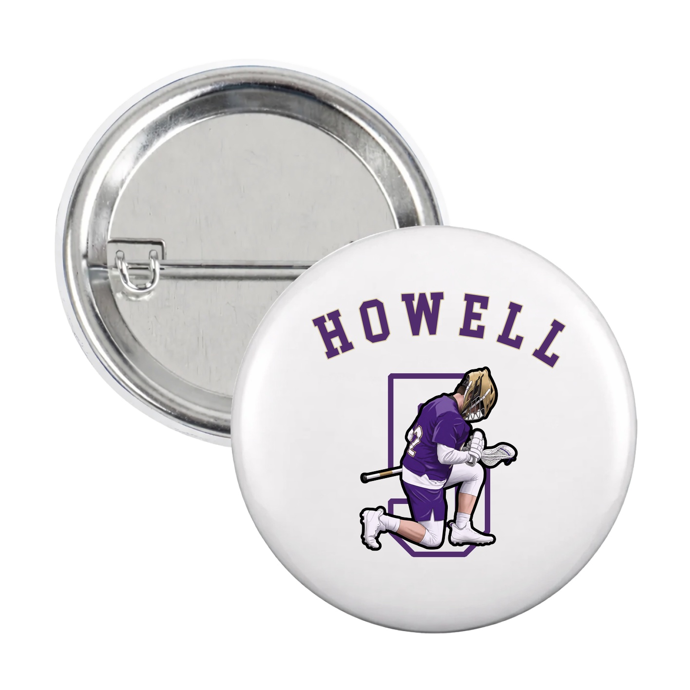 Game Day Button — Shirsey Arch in White
