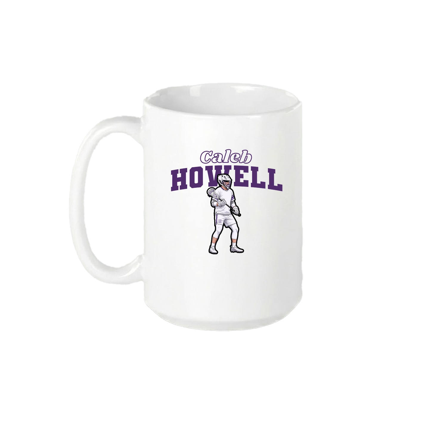 15oz Coffee Mug — Name Arch in White