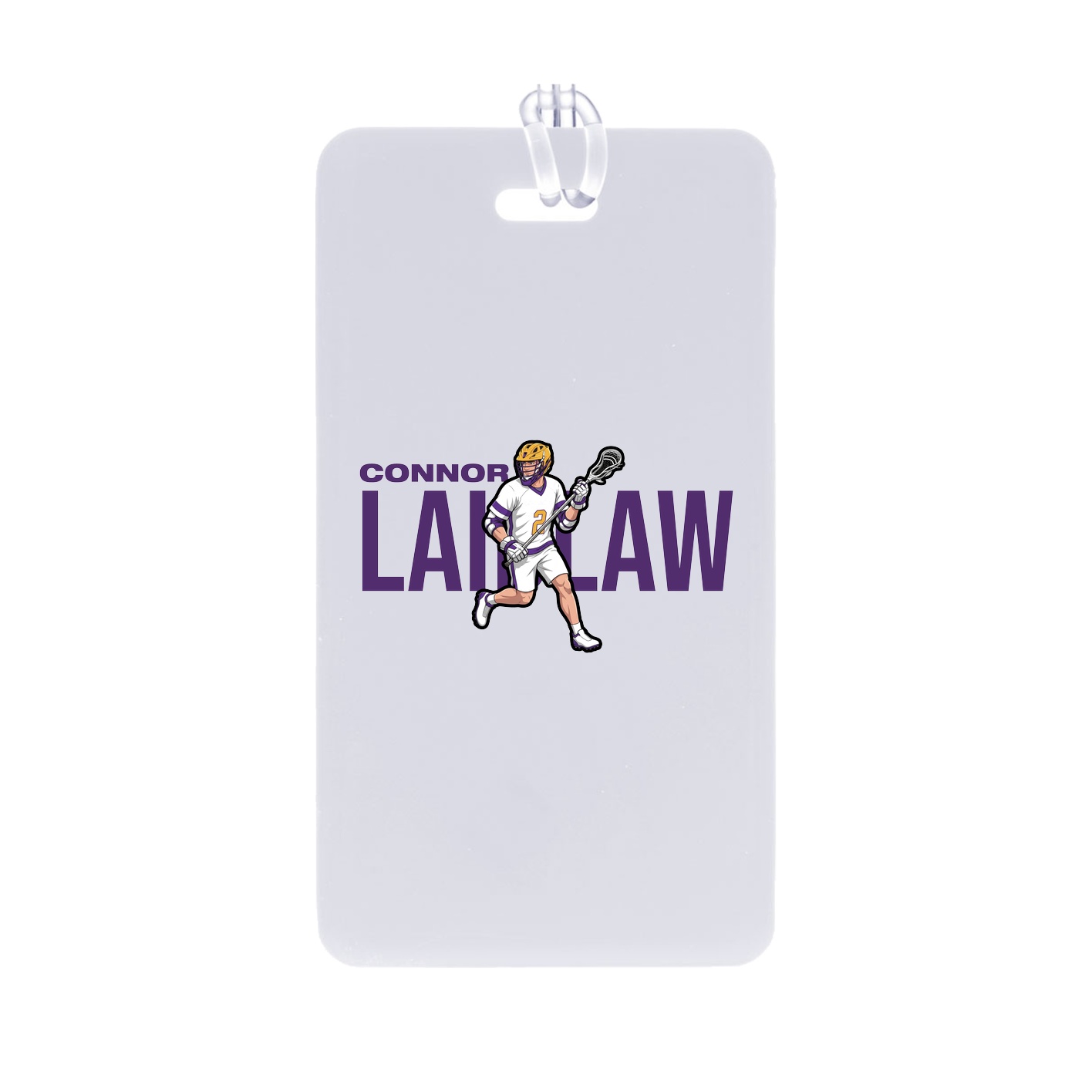 Bag Tag — Player Name in Classic