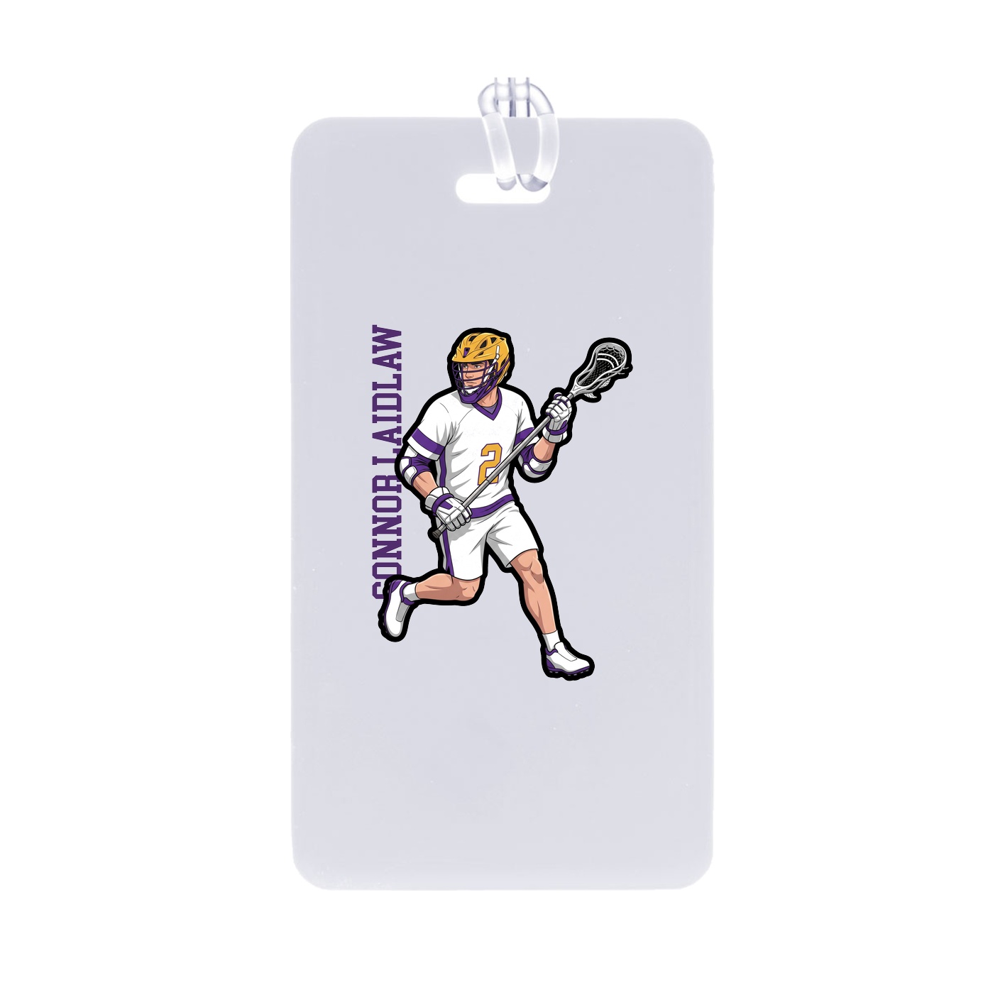 Bag Tag — Name Vertical in Classic