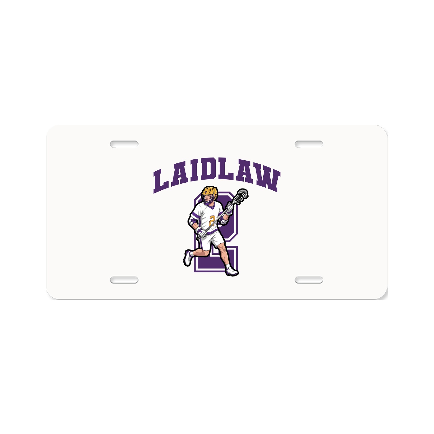 License Plate — Number in Classic