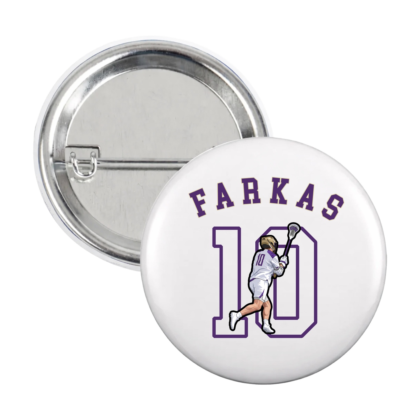 Game Day Button — Shirsey Arch in White