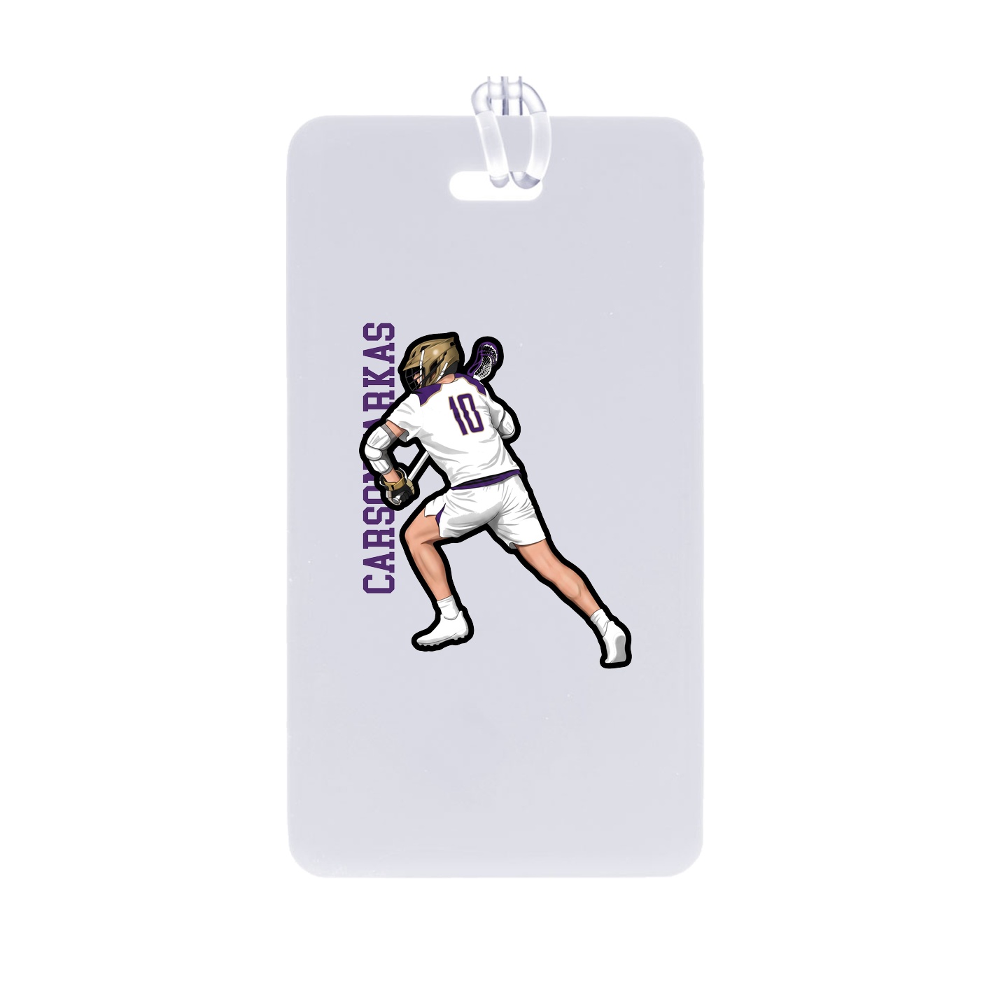 Bag Tag — Name Vertical in Classic