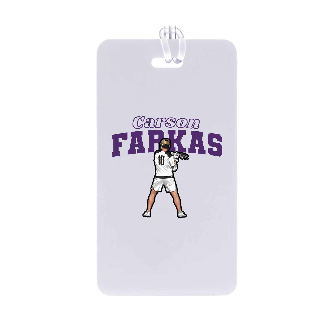 Bag Tag — Name Arch in Classic
