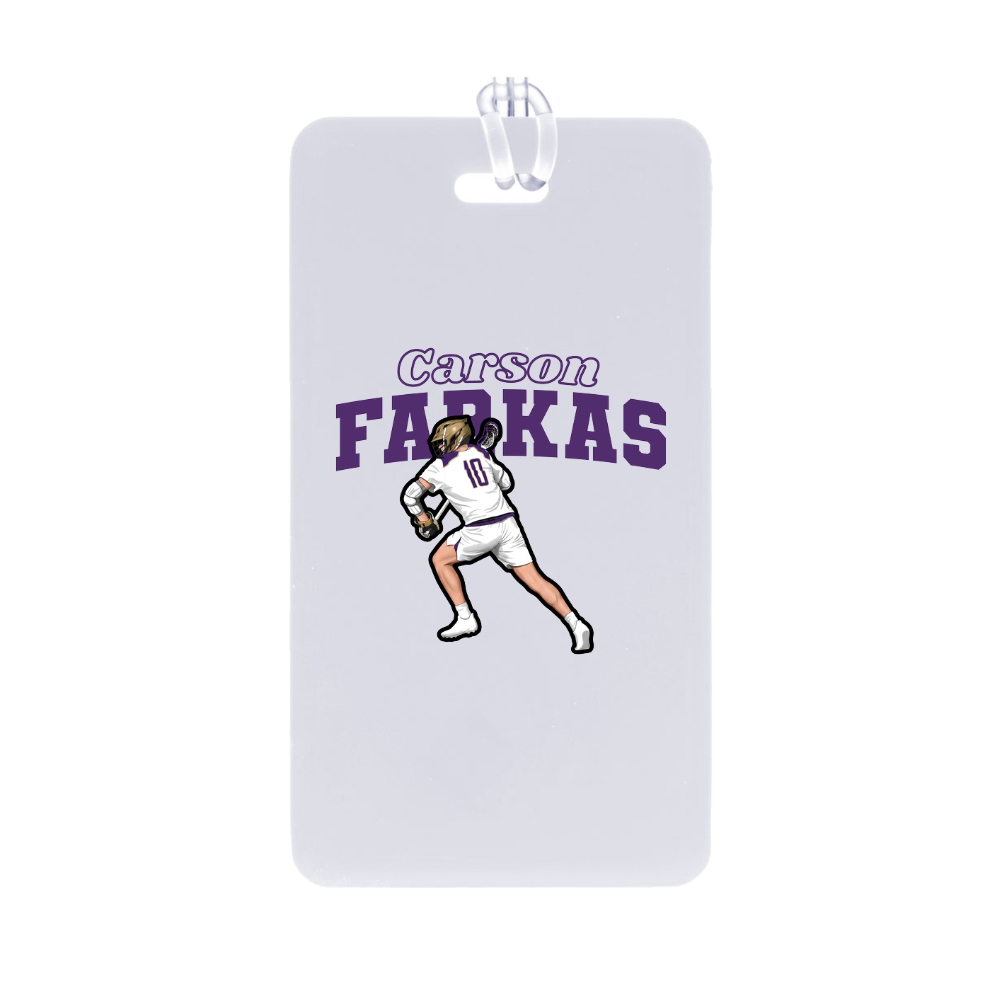 Bag Tag — Name Arch in Classic