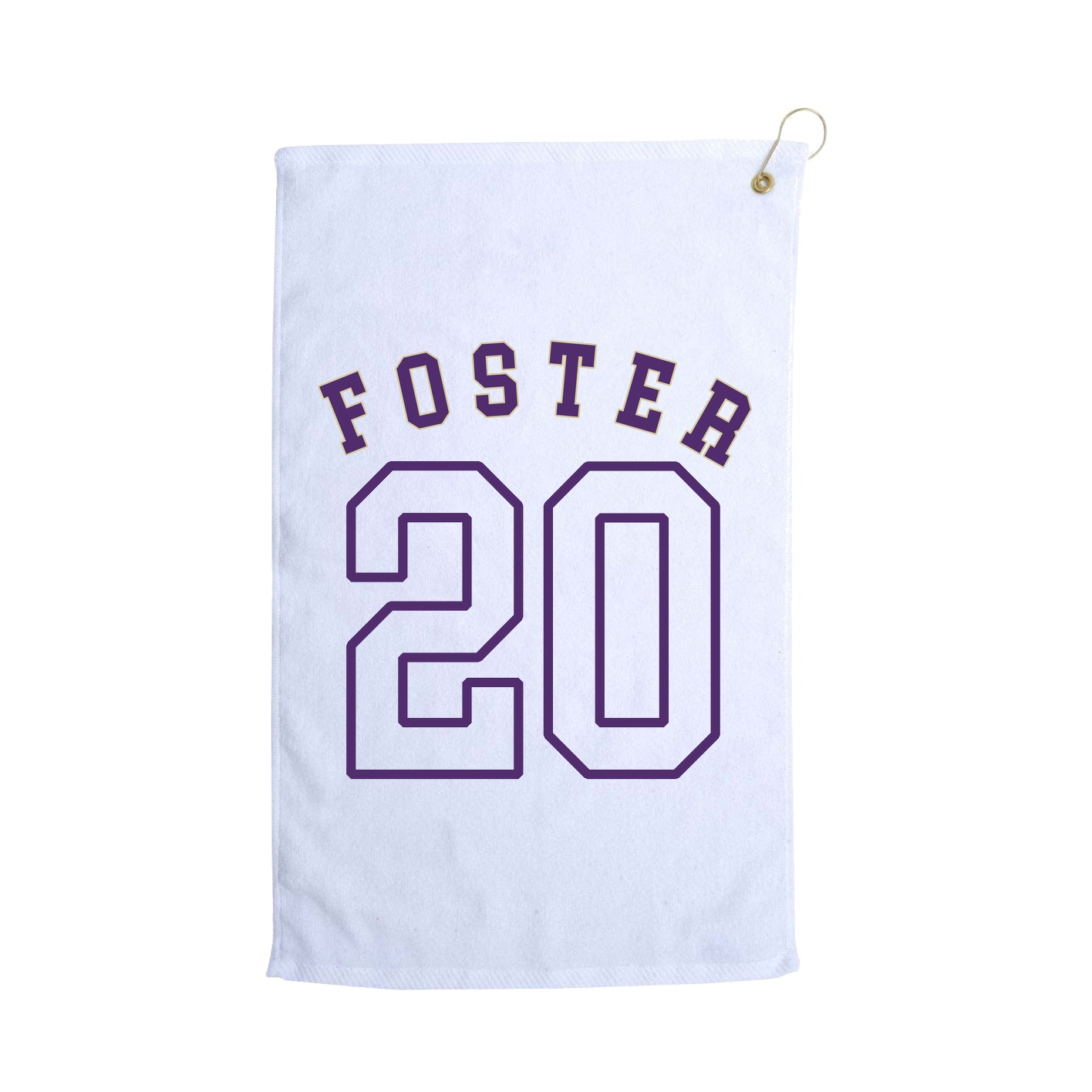 Golf Towel — Shirsey Arch in White