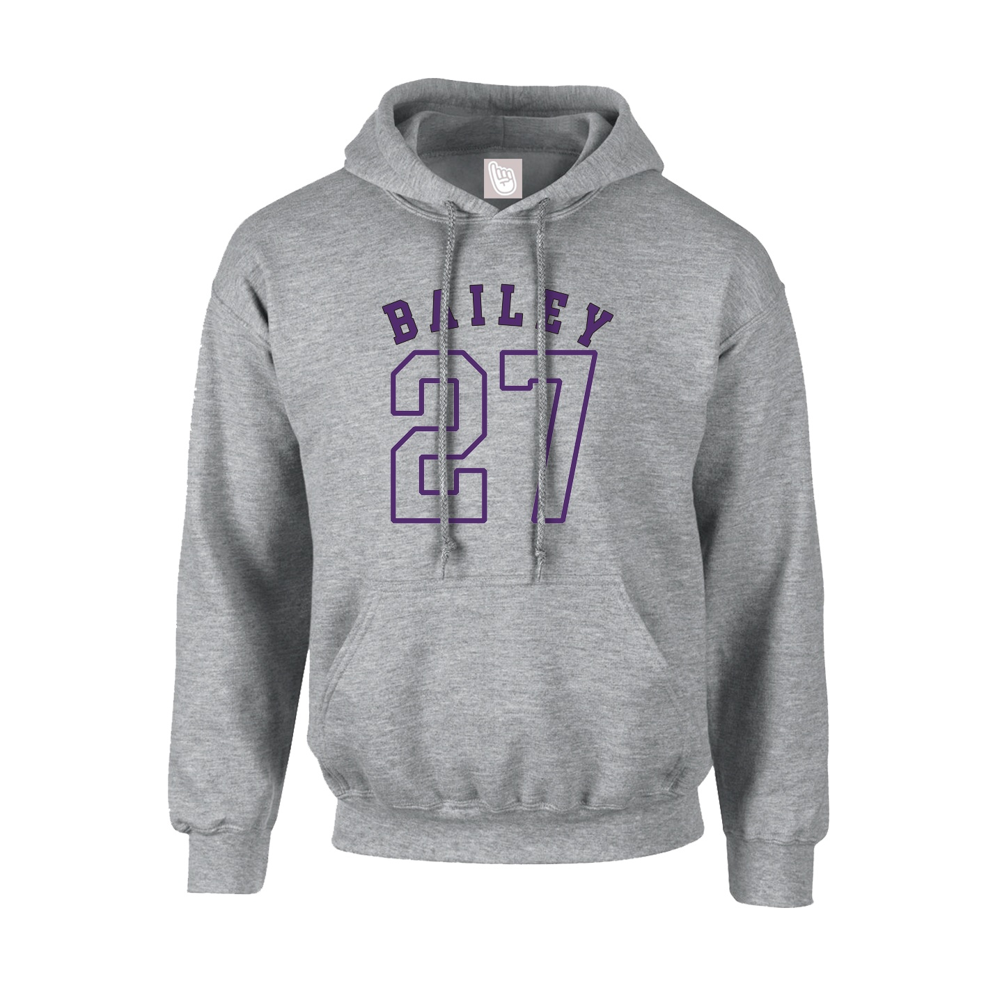 Youth Hoodie — Shirsey Arch in Grey