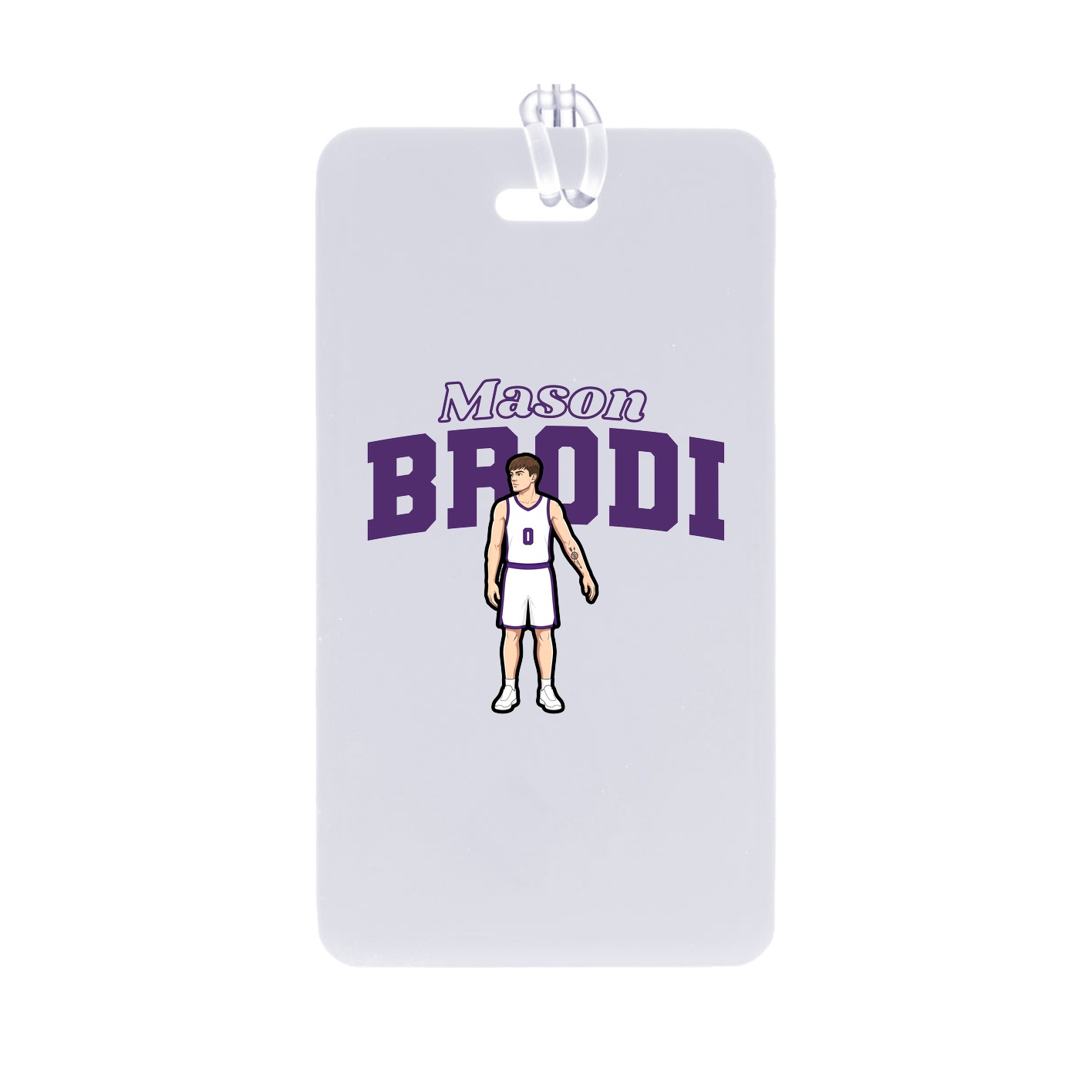 Bag Tag — Name Arch in Classic