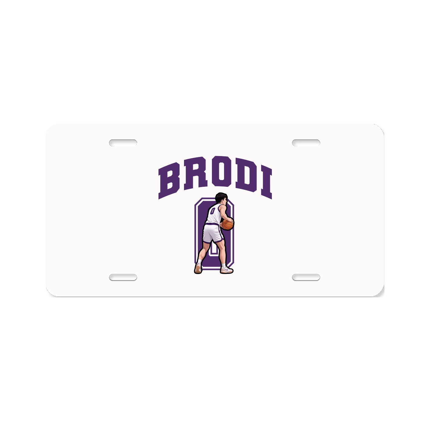 License Plate — Number in Classic