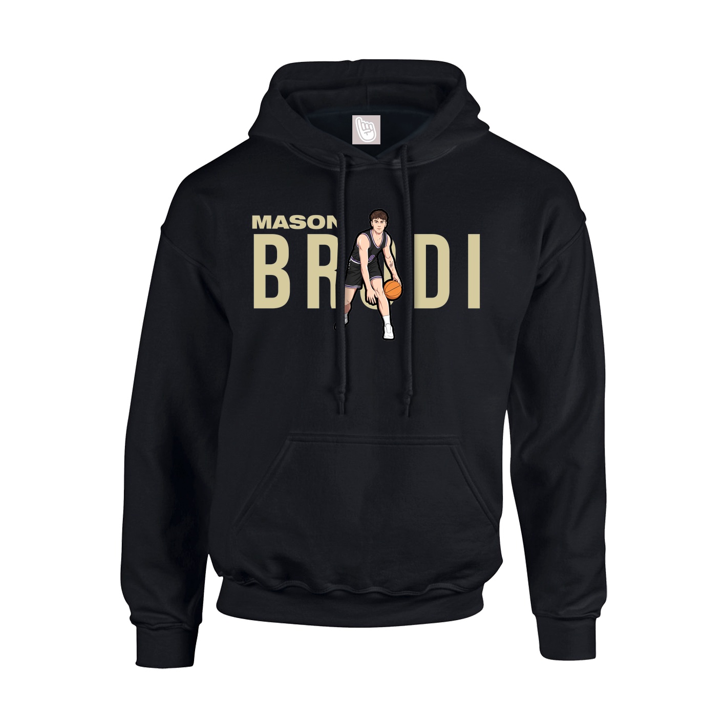 Hoodie — Player Name in Black