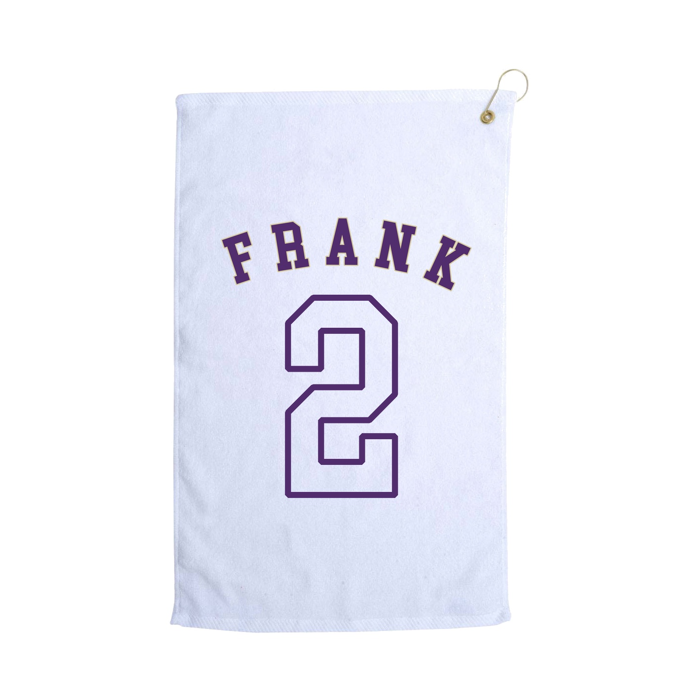 Golf Towel — Shirsey Arch in White