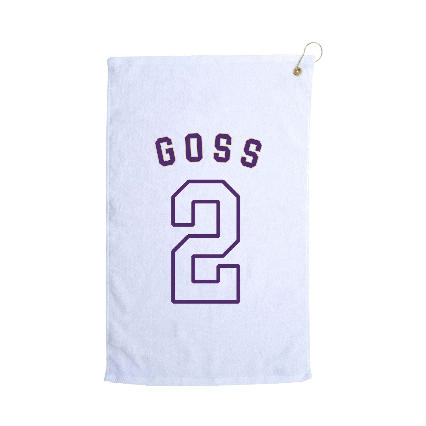 Golf Towel — Shirsey Arch in White