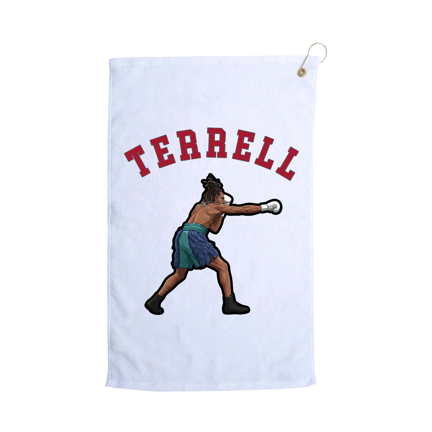Golf Towel — Shirsey Arch in White