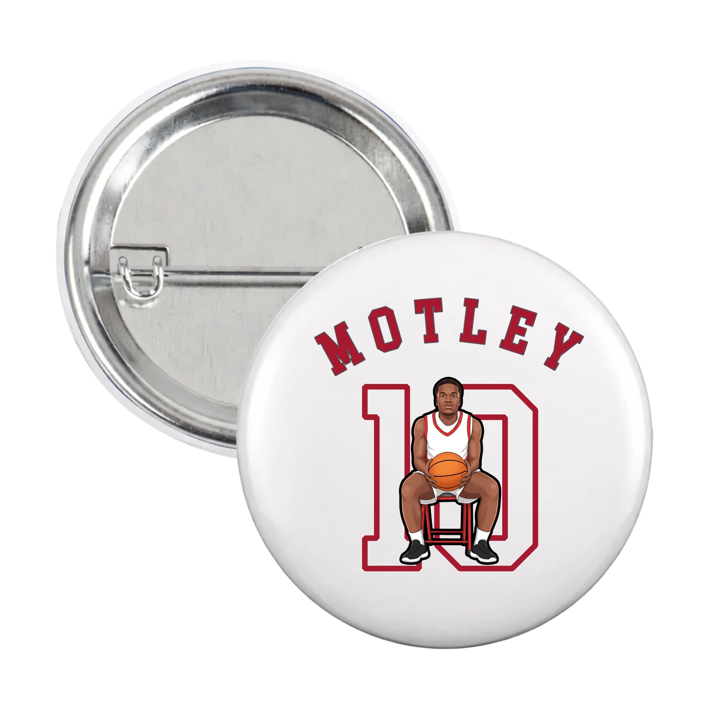 Game Day Button — Shirsey Arch in White