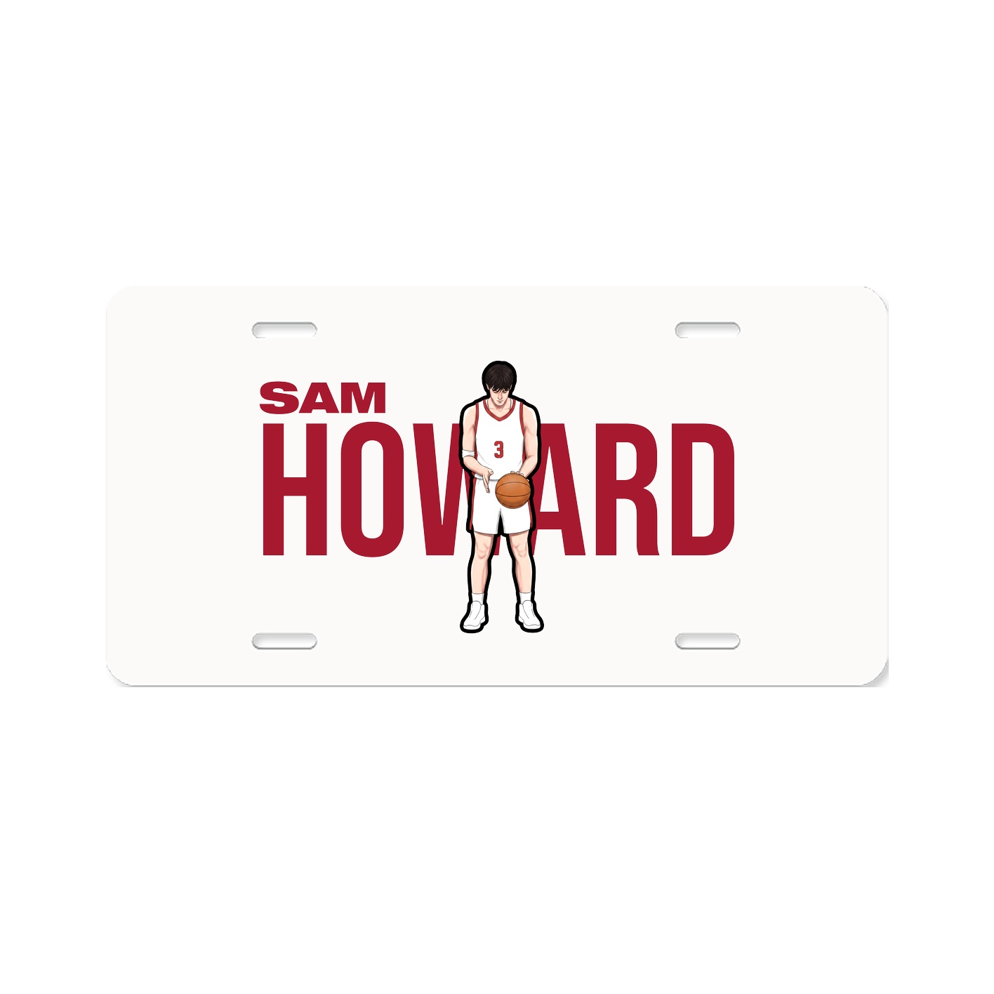 License Plate — Player Name in Classic