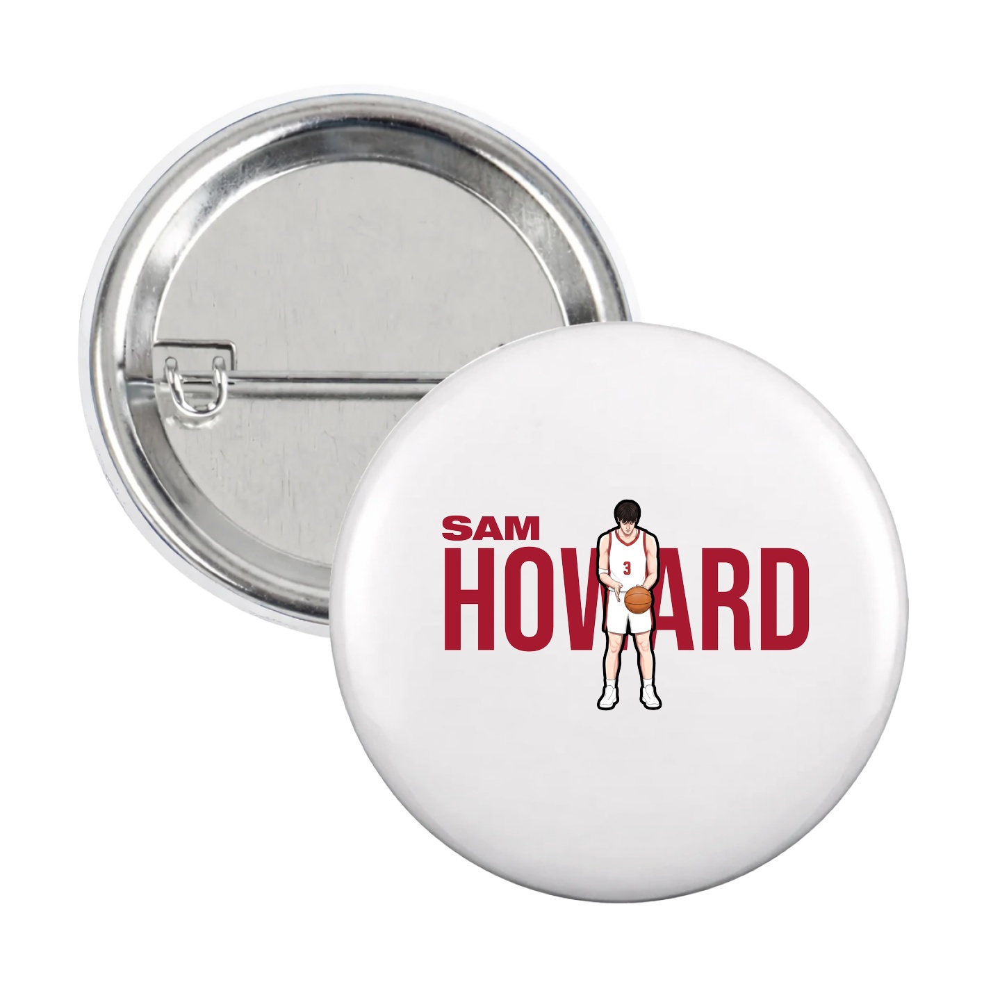 Game Day Button — Player Name in White