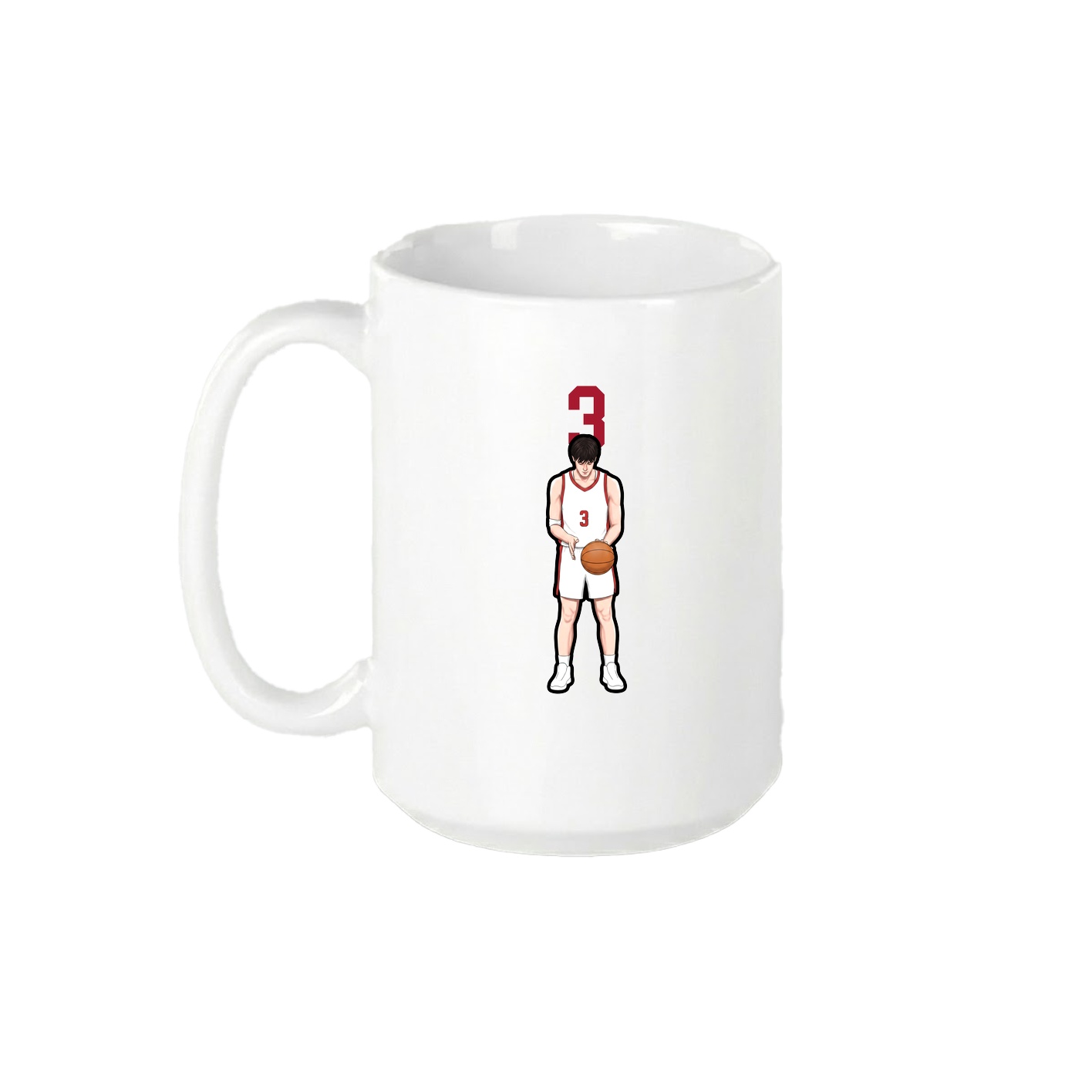 15oz Coffee Mug — Number Top in White