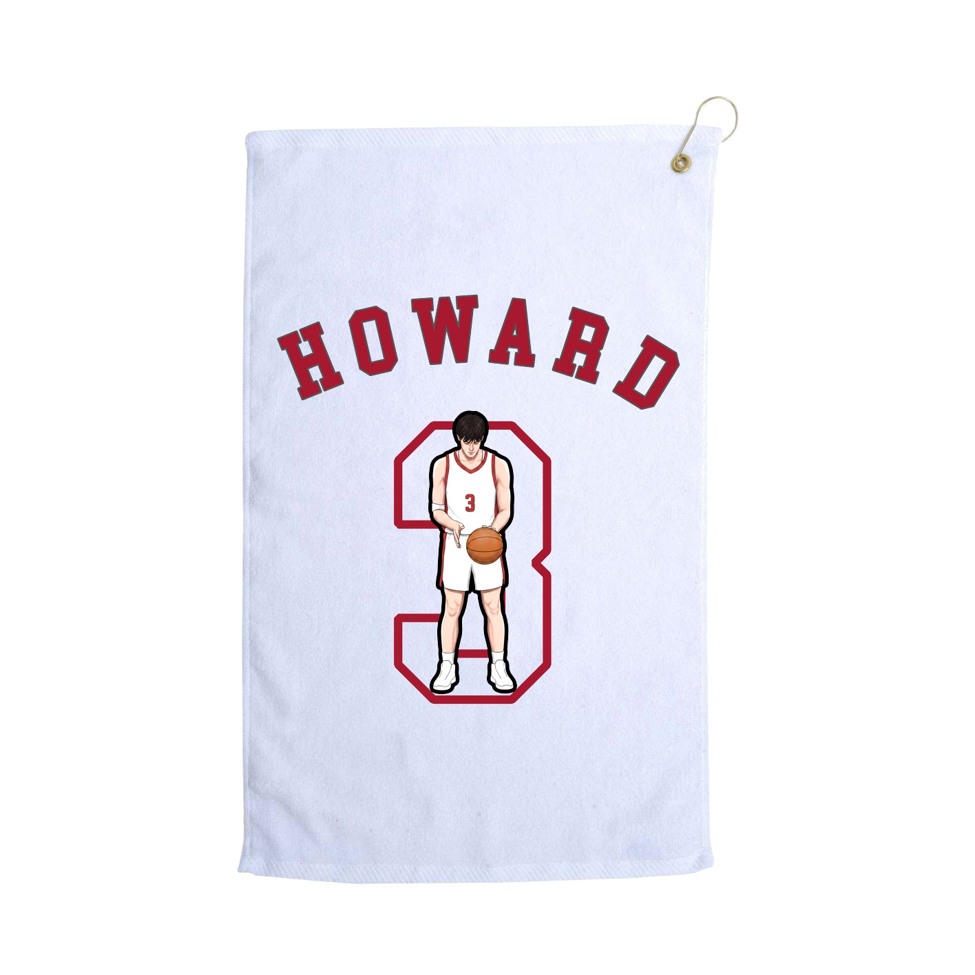 Golf Towel — Shirsey Arch in White