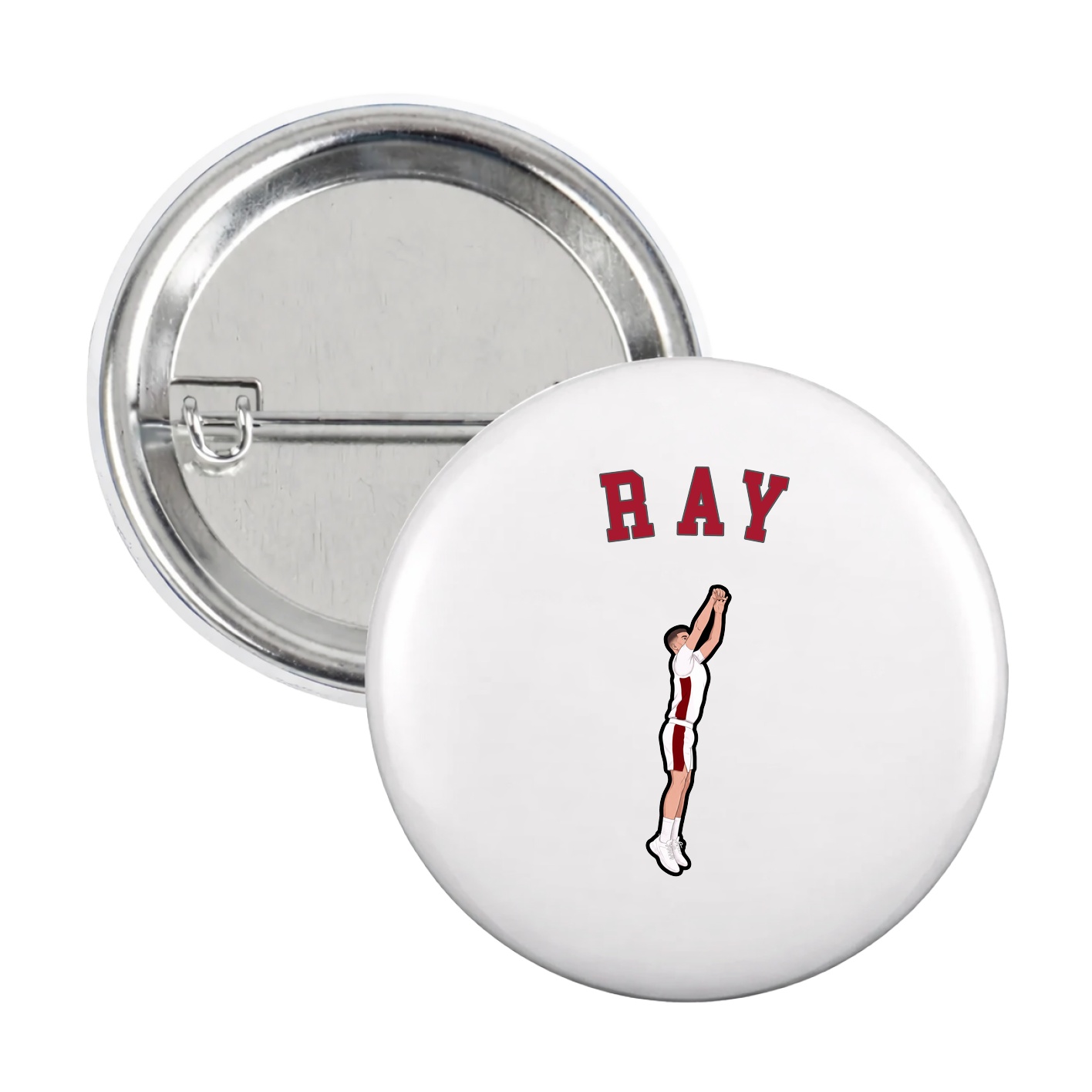 Game Day Button — Shirsey Arch in White