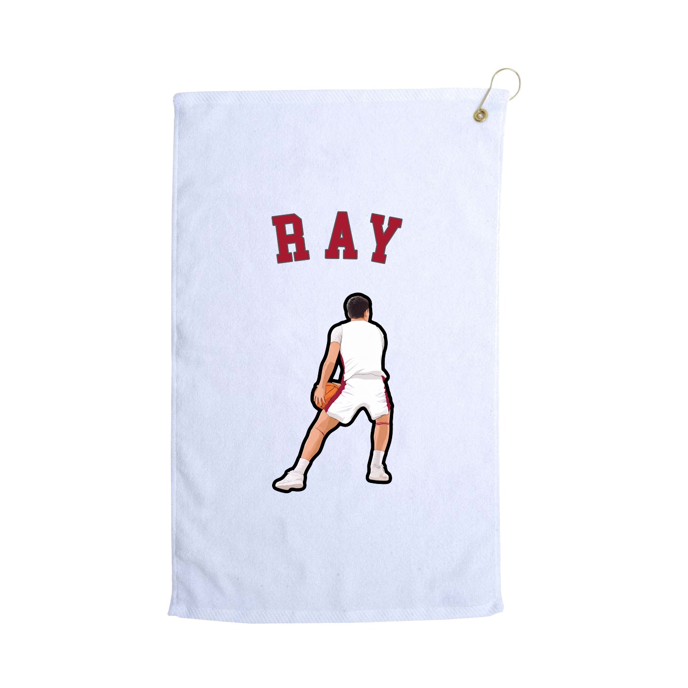 Golf Towel — Shirsey Arch in White