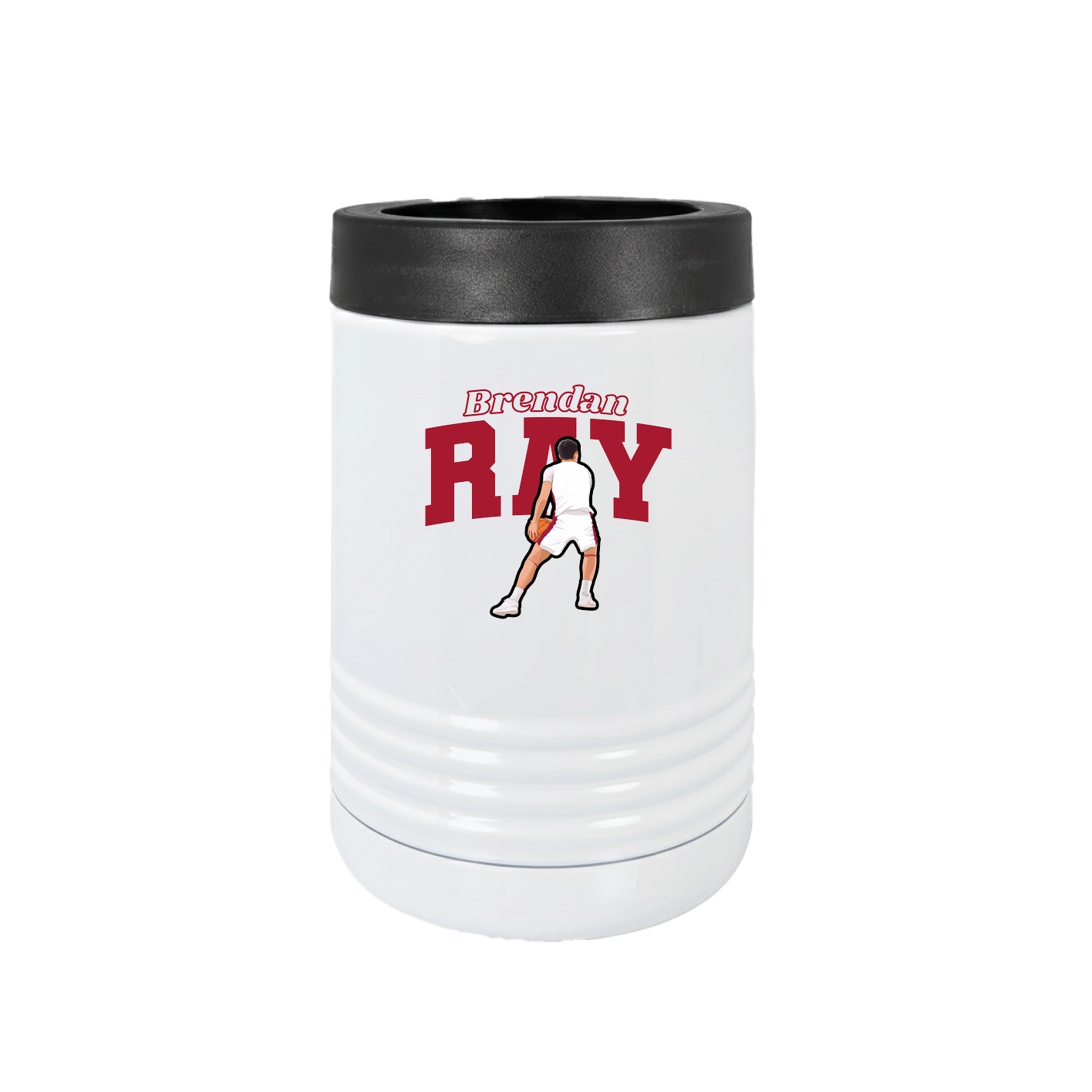 Beverage Holder — Name Arch in White