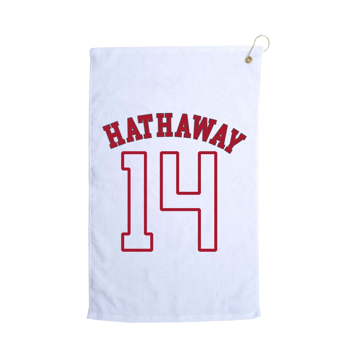 Golf Towel — Shirsey Arch in White