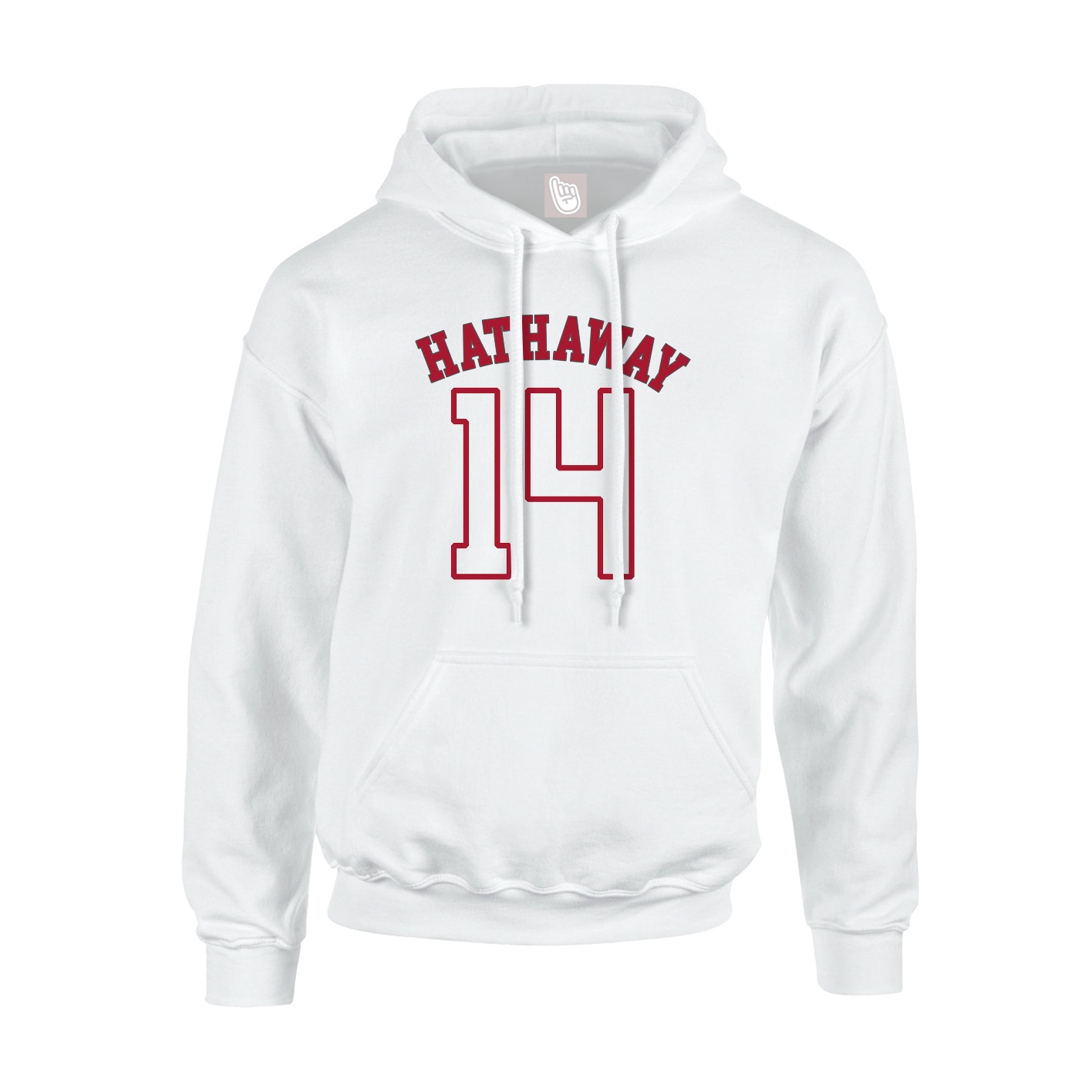 Youth Hoodie — Shirsey Arch in White