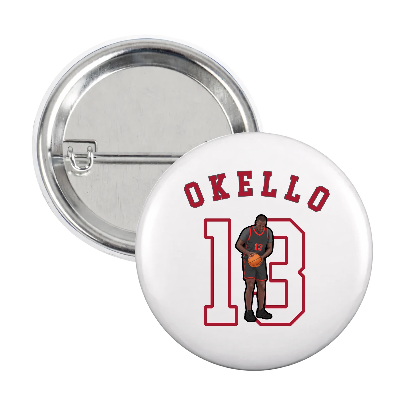 Game Day Button — Shirsey Arch in White