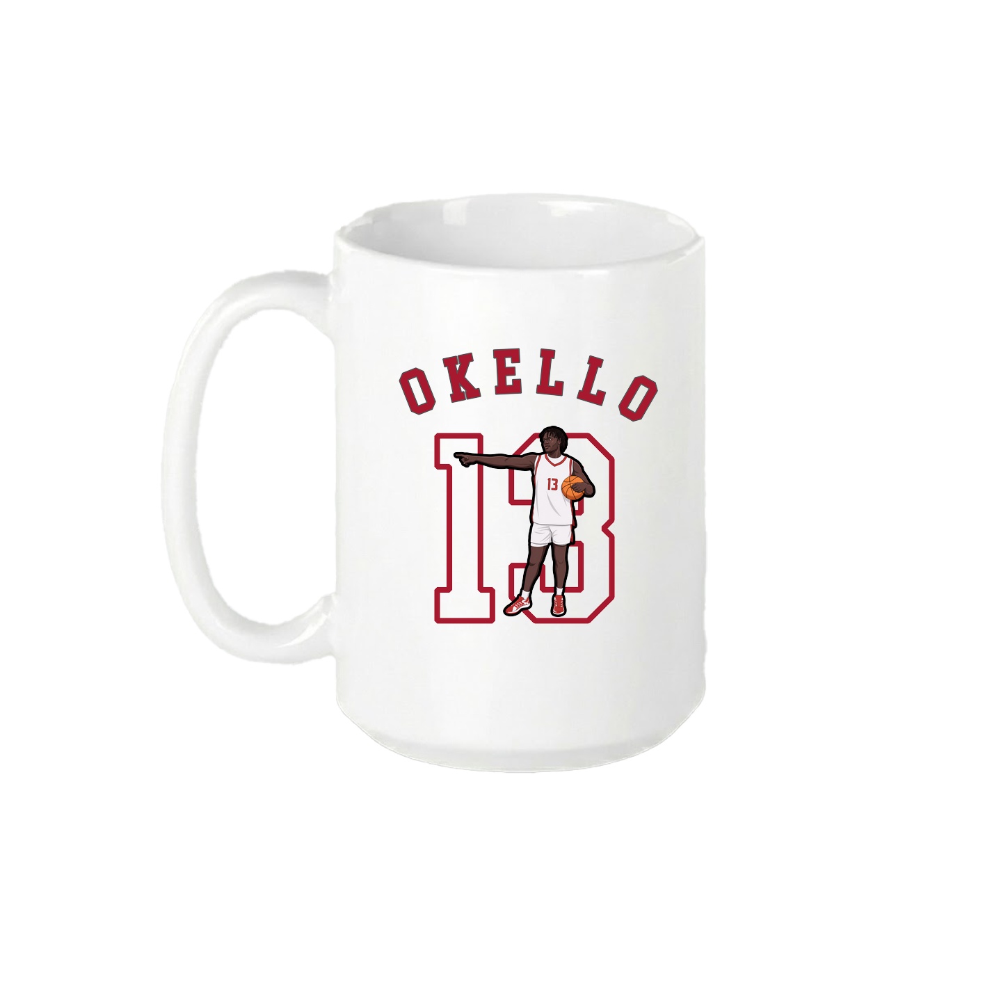 15oz Coffee Mug — Shirsey Arch in White