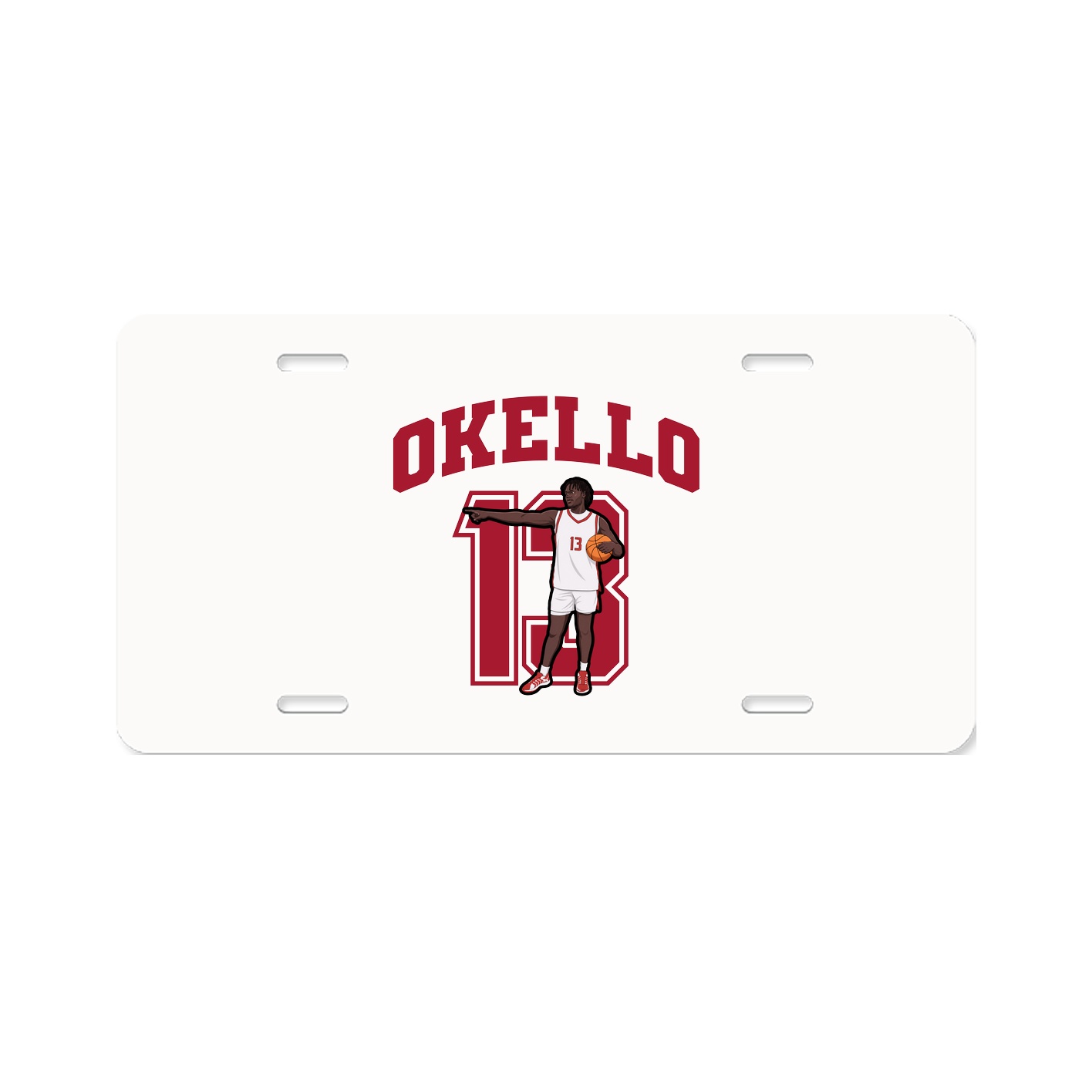 License Plate — Number in Classic