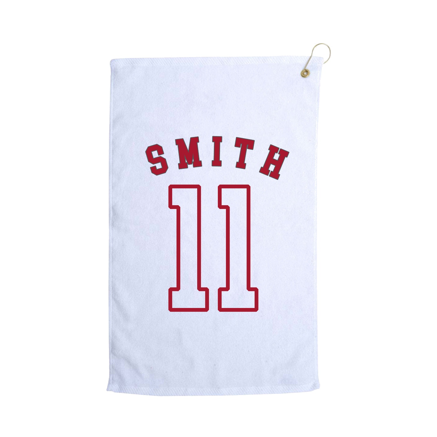 Golf Towel — Shirsey Arch in White
