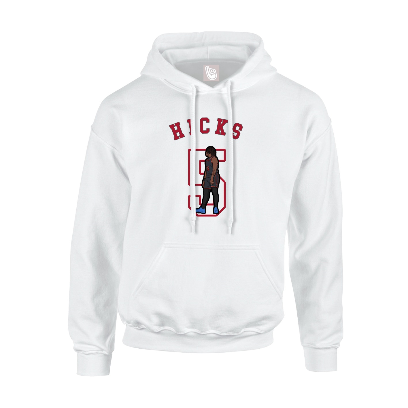 Youth Hoodie — Shirsey Arch in White