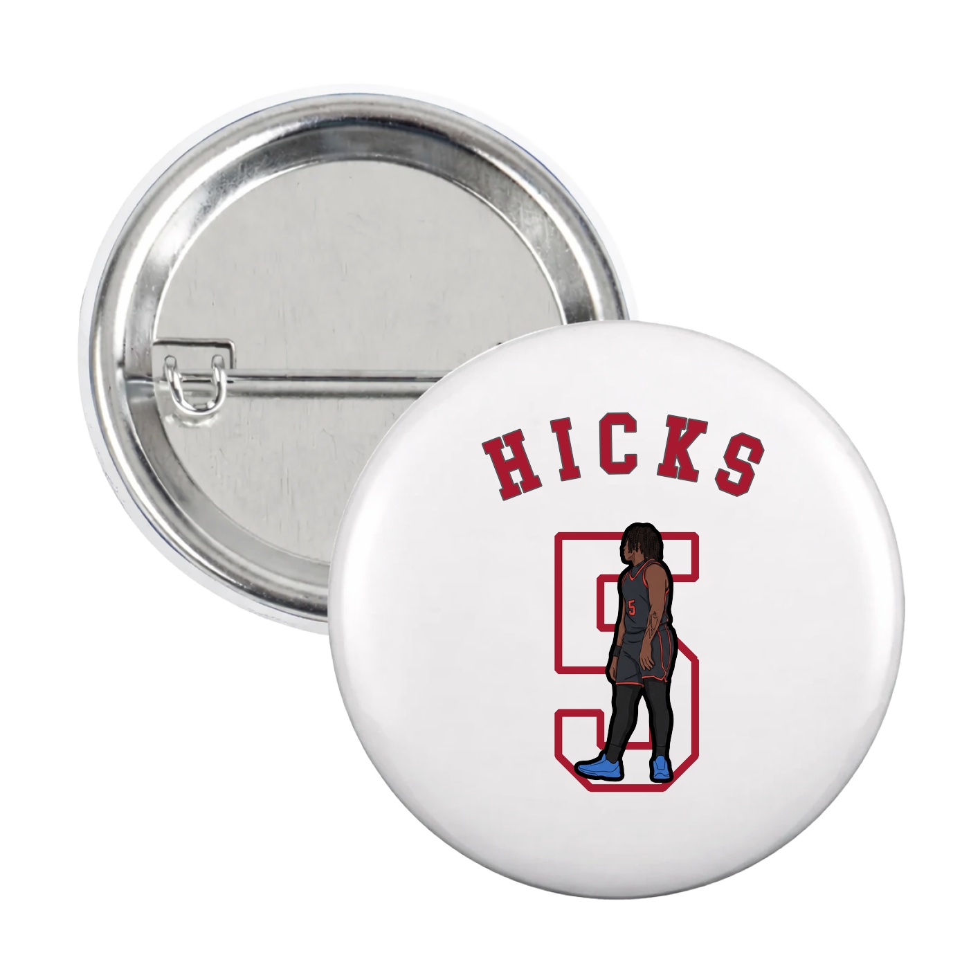 Game Day Button — Shirsey Arch in White