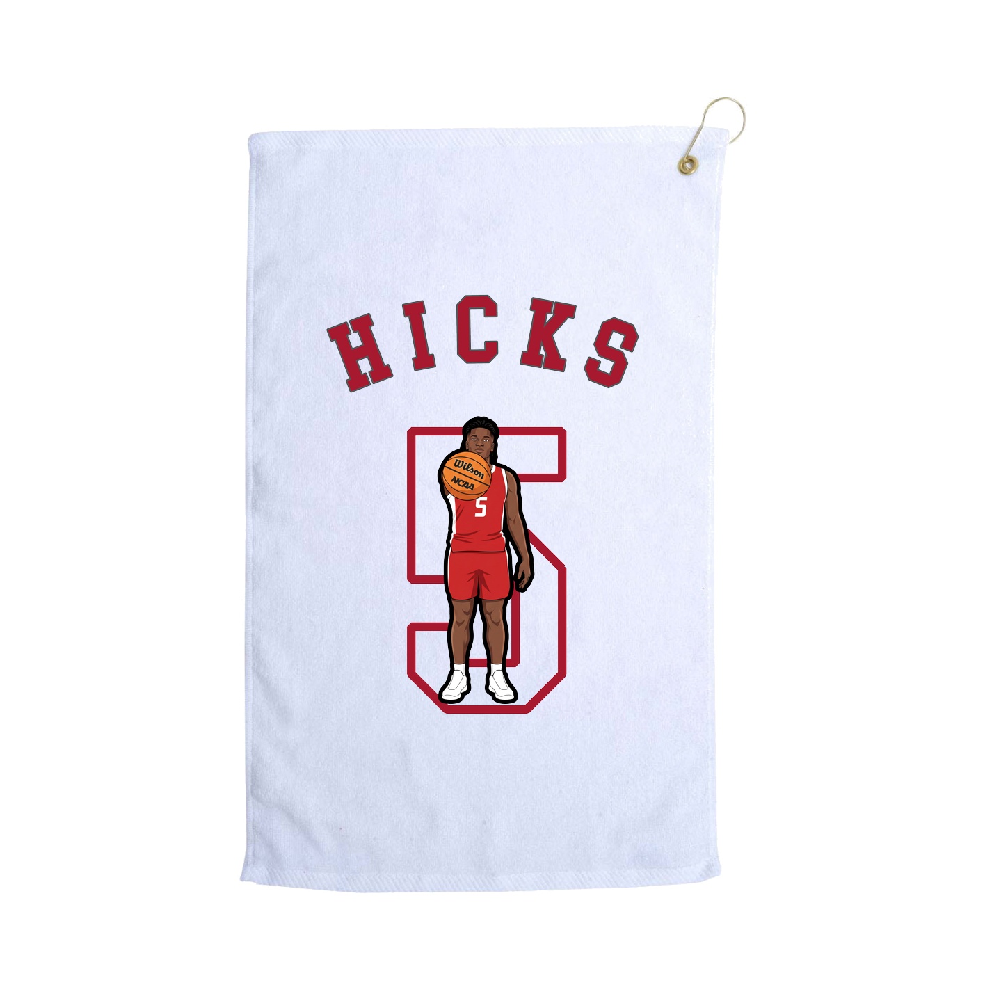 Golf Towel — Shirsey Arch in White