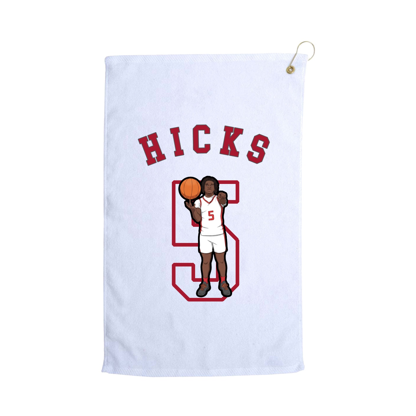 Golf Towel — Shirsey Arch in White