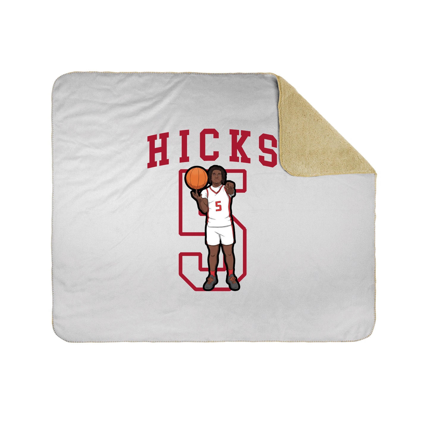 Throw Blanket — Shirsey in White