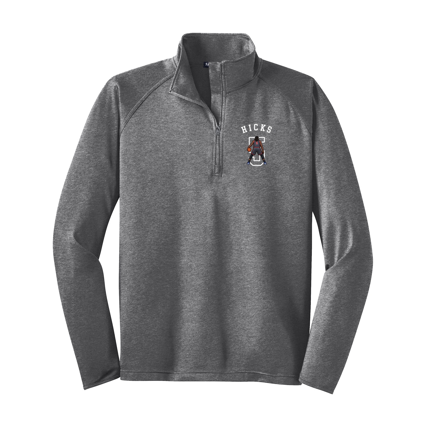 Q-Zip Pullover — Shirsey Arch in Grey