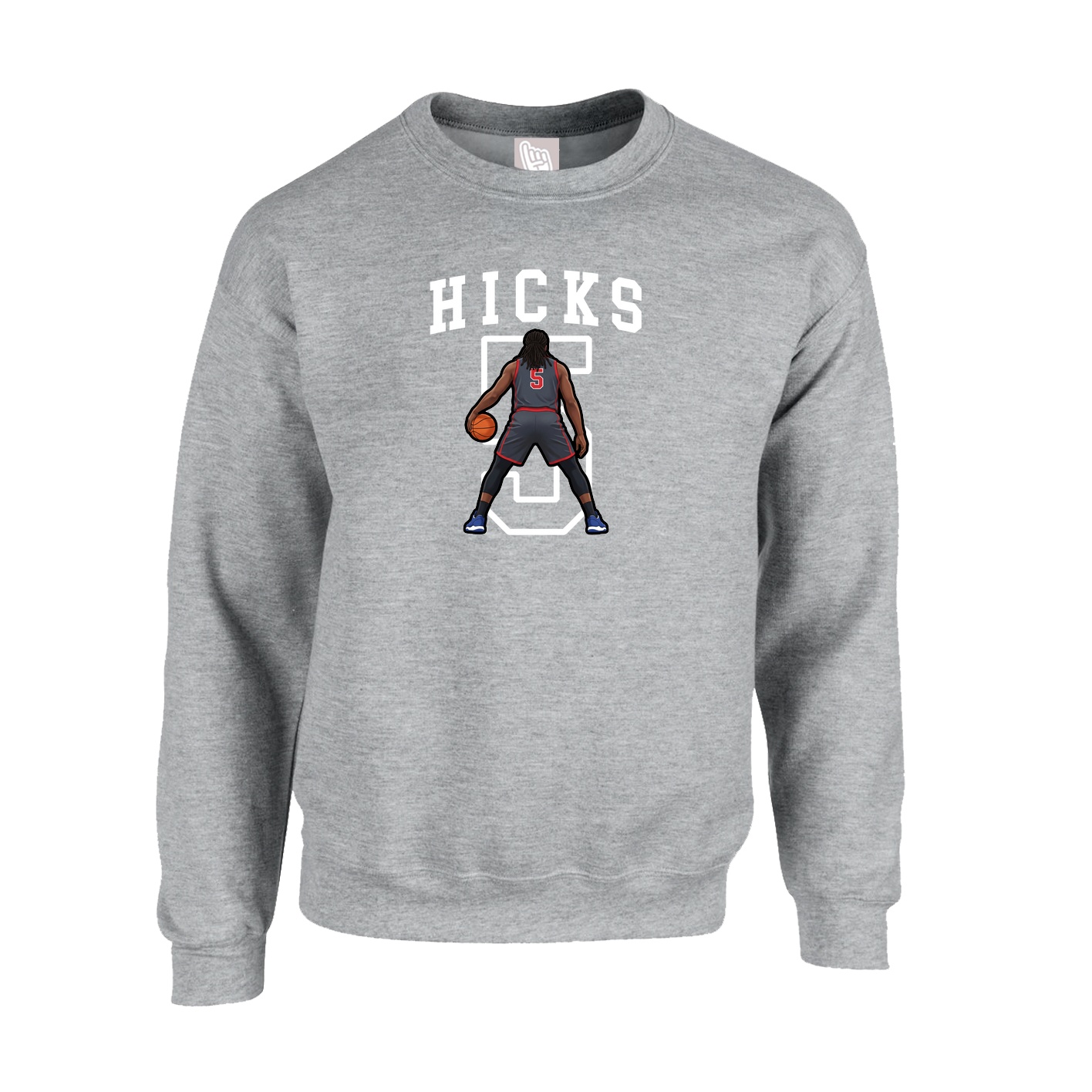Fleece Crew — Shirsey in Grey