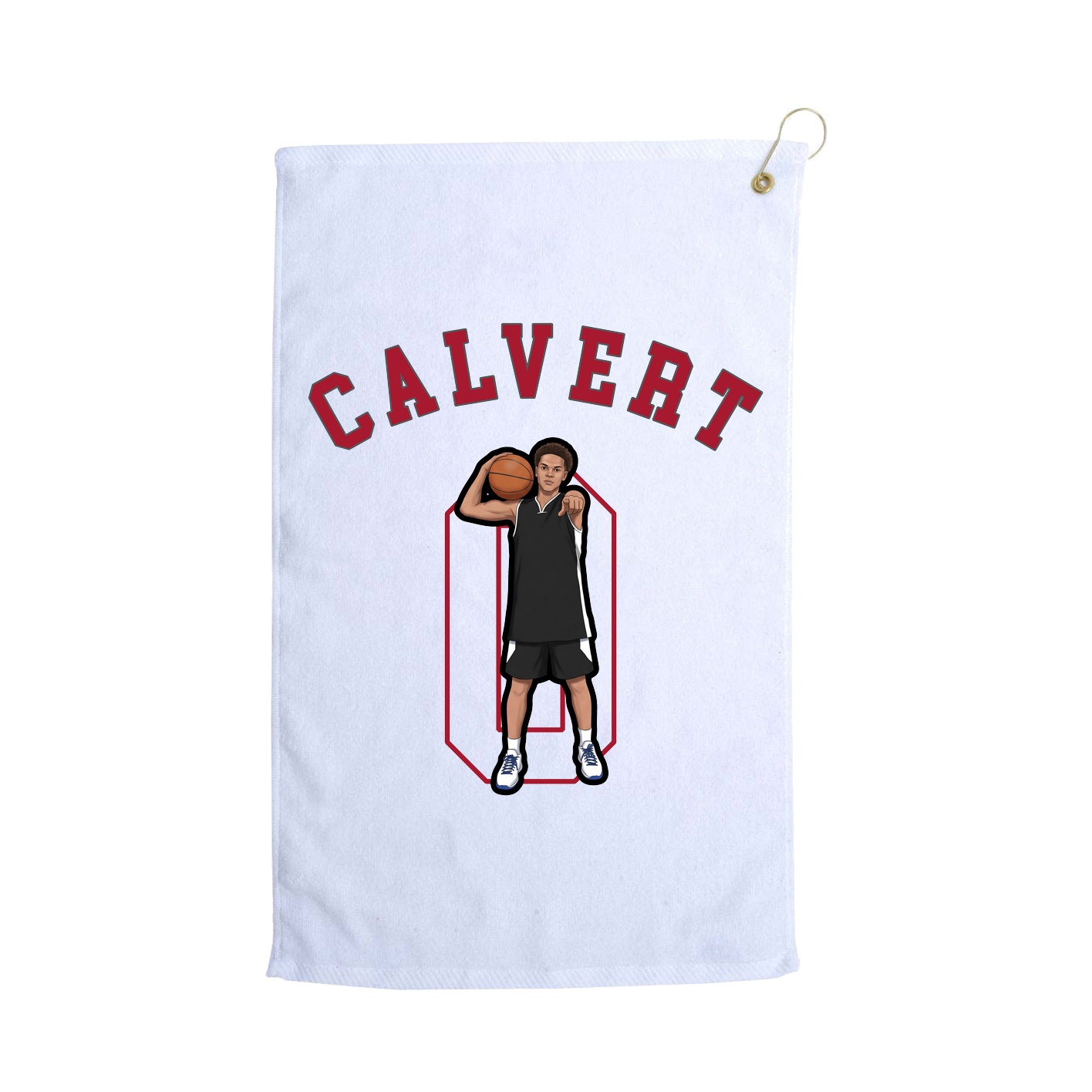 Golf Towel — Shirsey Arch in White