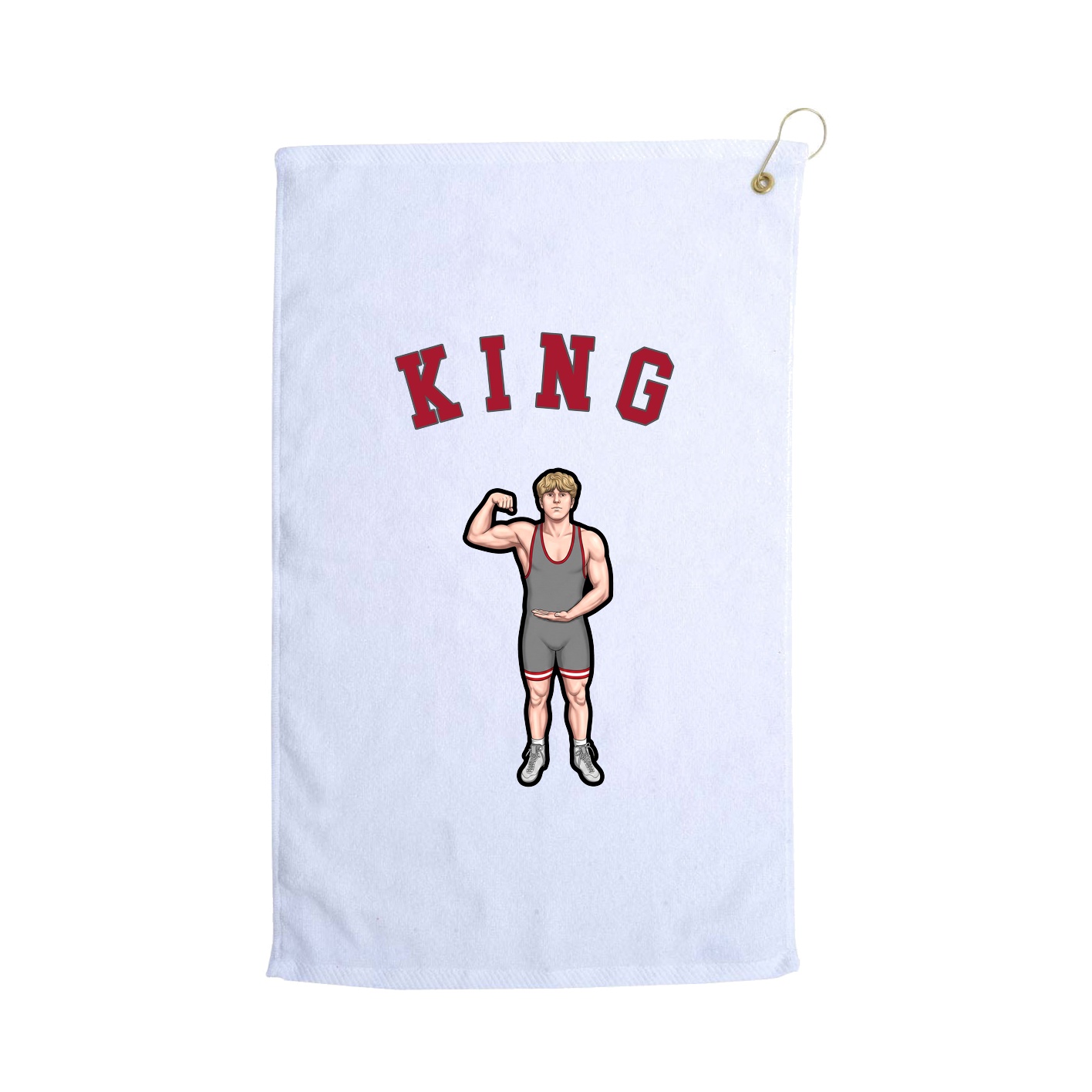 Golf Towel — Shirsey Arch in White